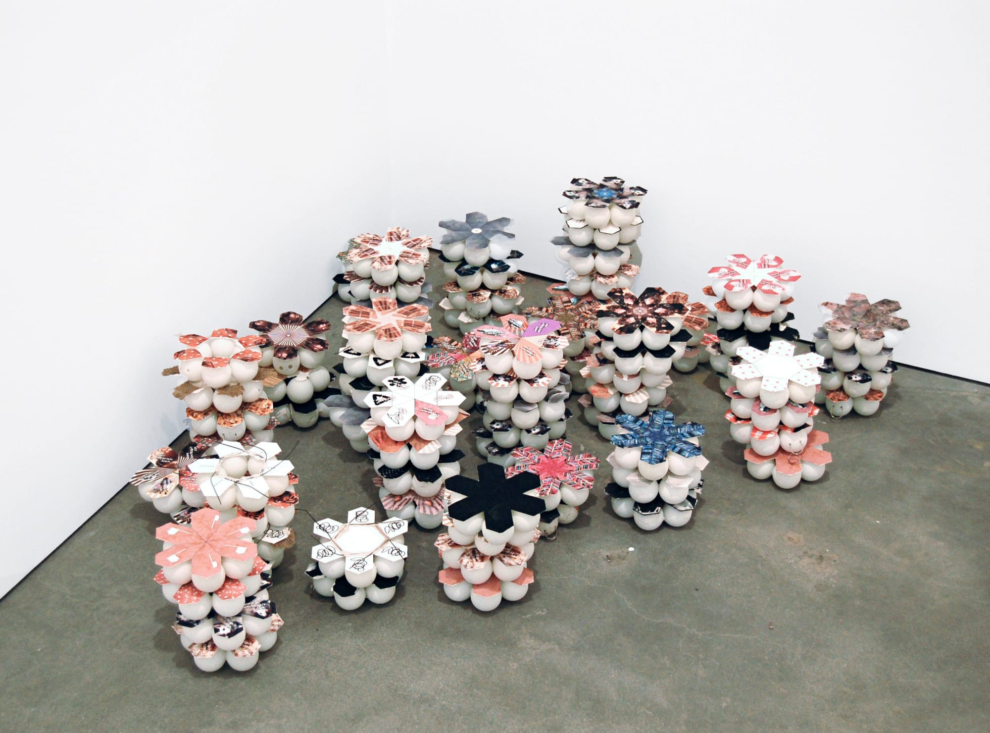 Installation view from Greg Smith's "Asterisk" exhibition at Susan Inglett Gallery