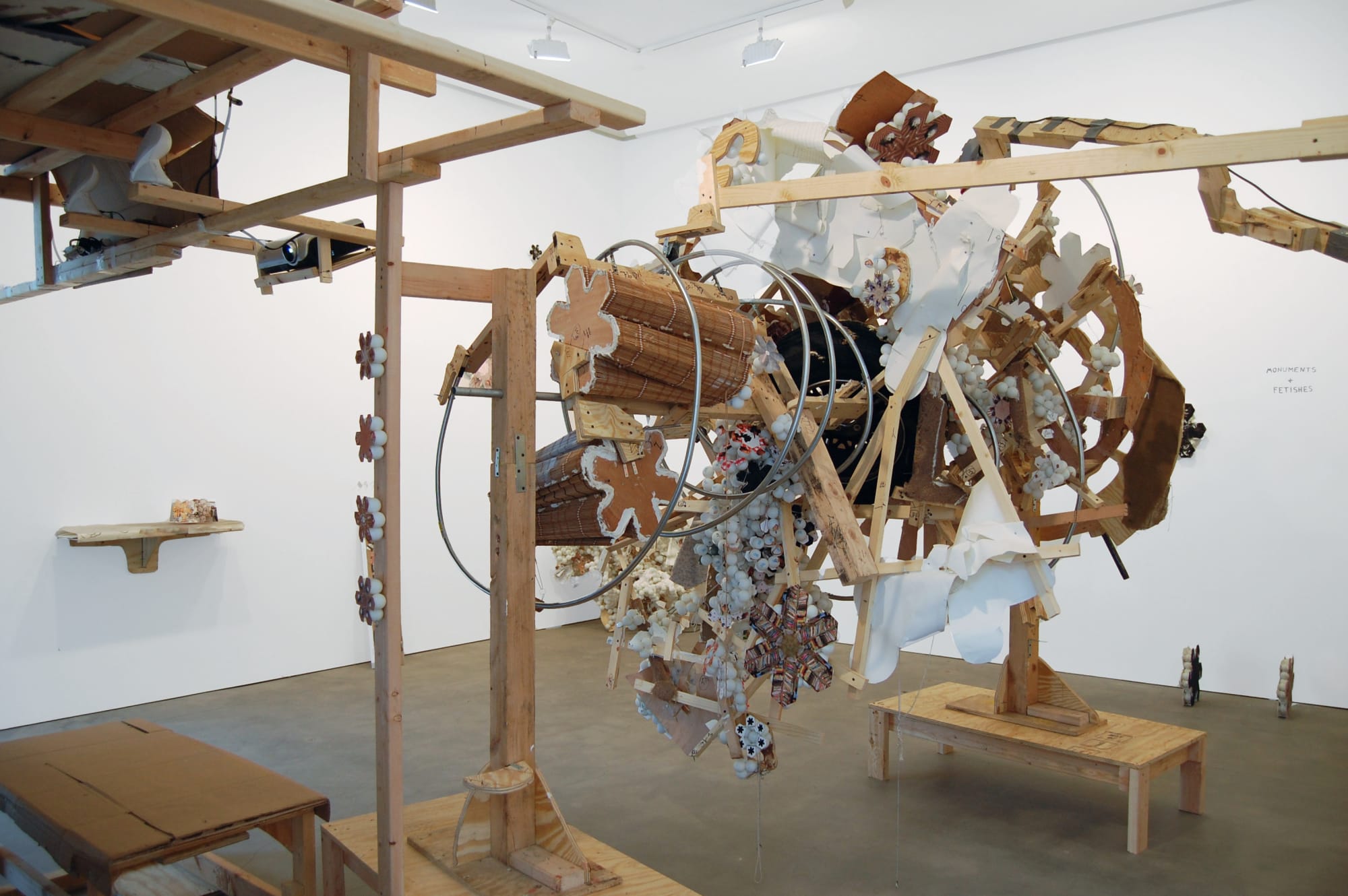 Installation view from Greg Smith's "Asterisk" exhibition at Susan Inglett Gallery