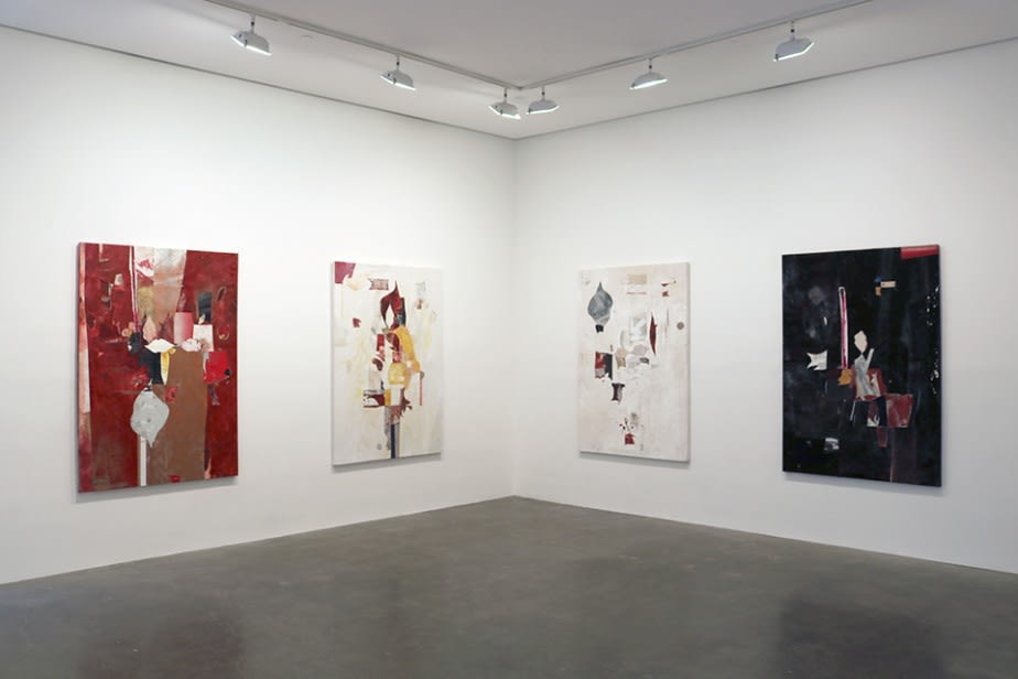Installation view of Ryan Wallace's "Surveyor" exhibition at Susan Inglett Gallery
