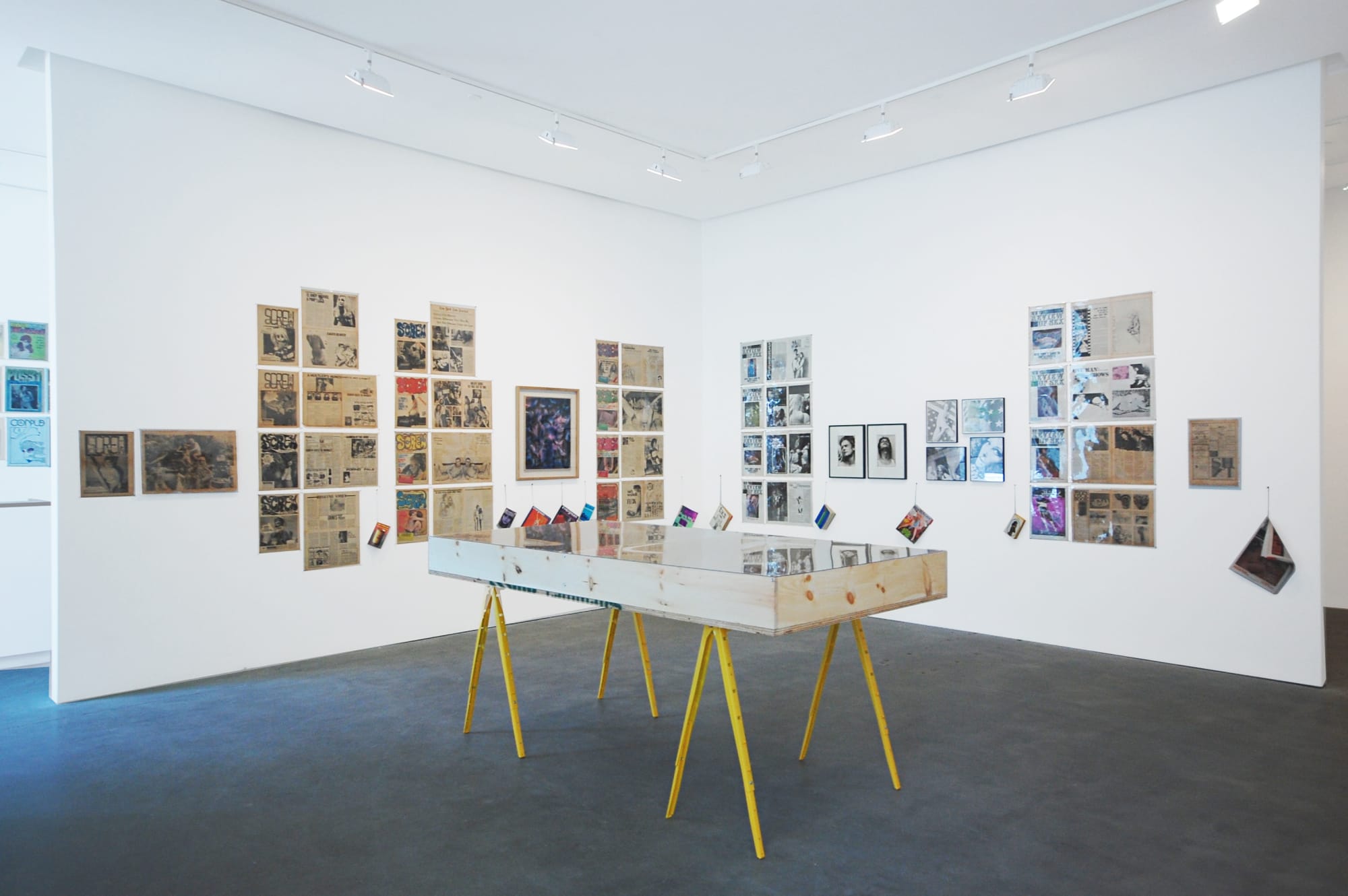 Installation view from "Screw You" exhibition at Susan Inglett Gallery