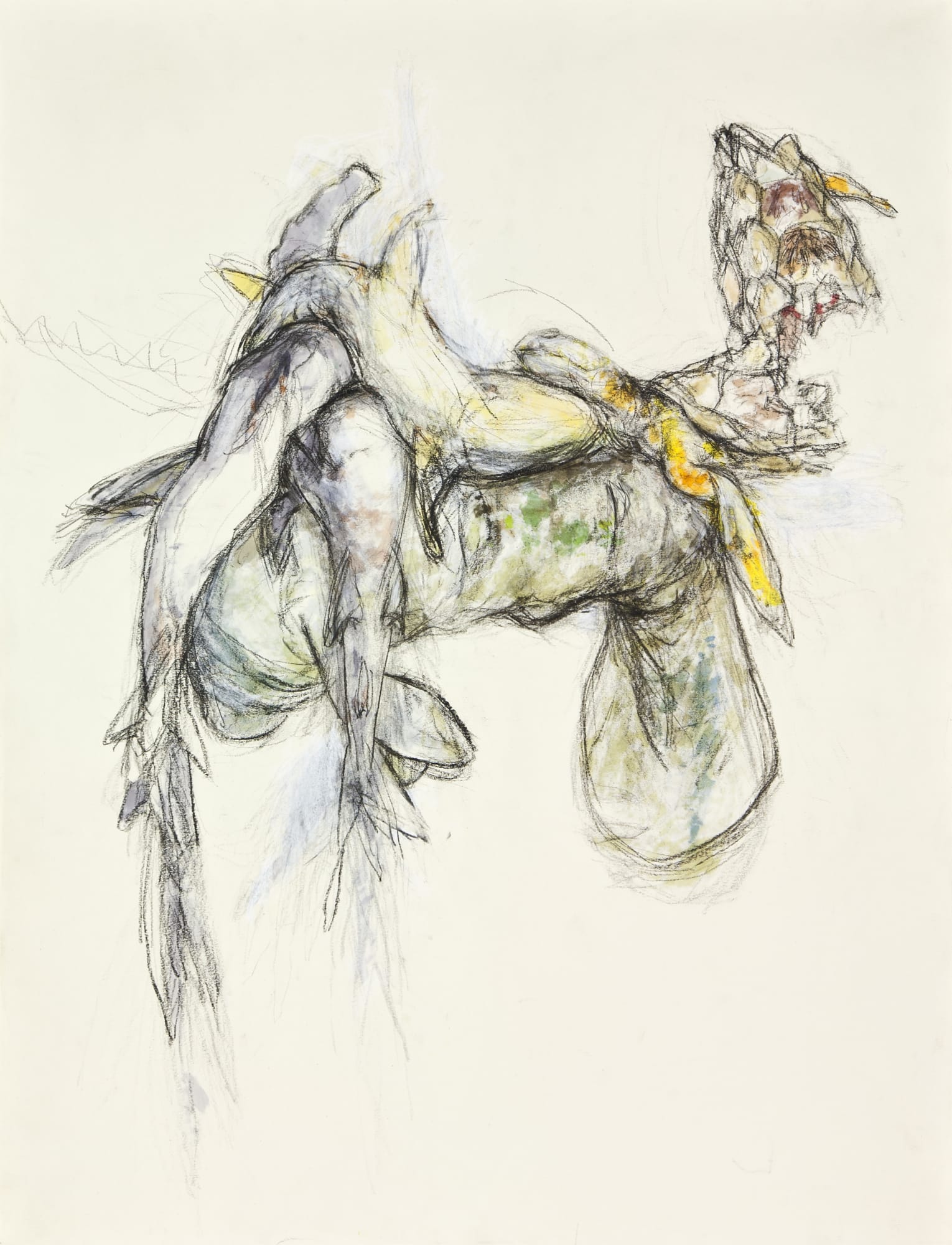 Abstract multi-colored drawing