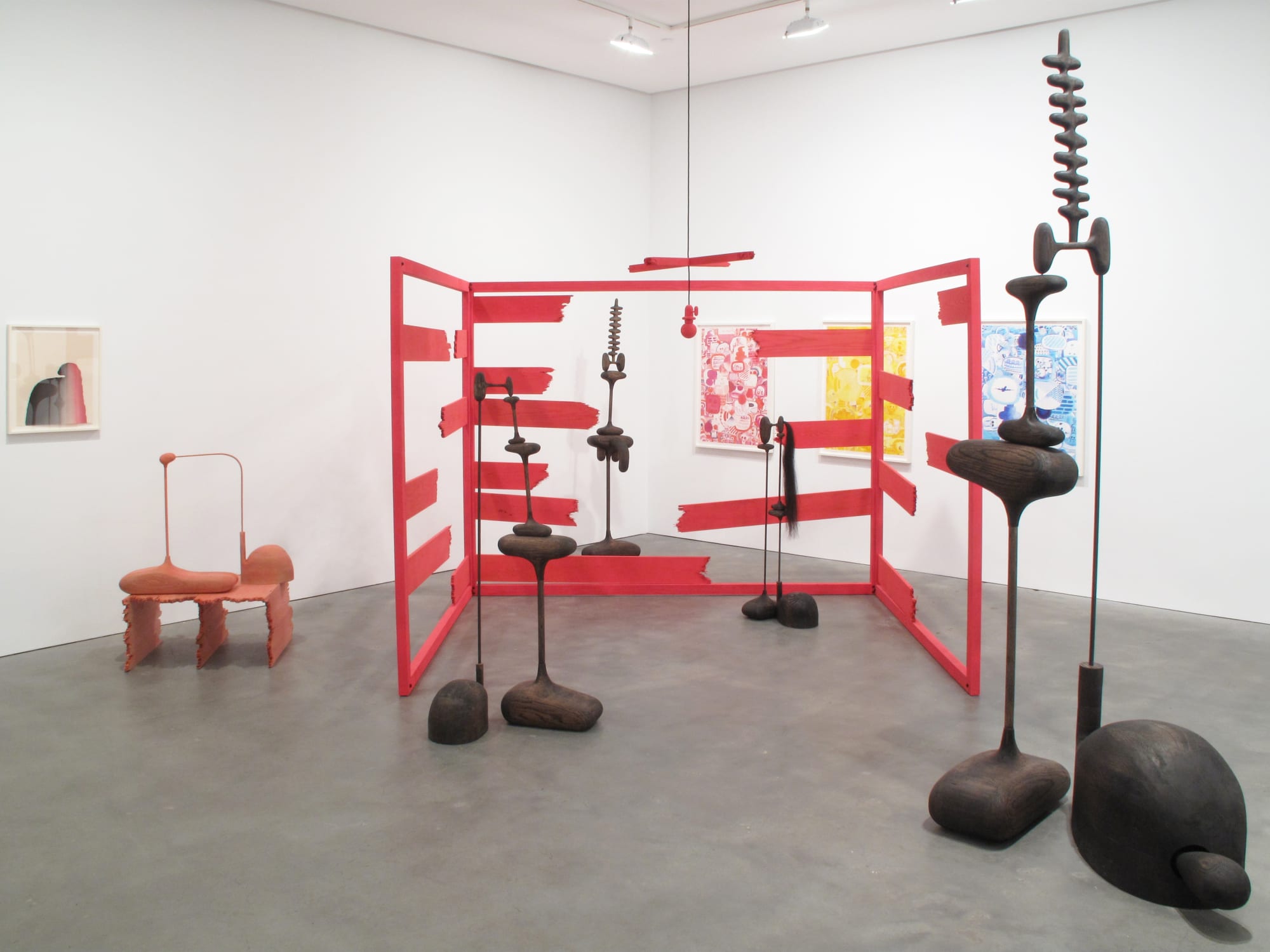 Installation view of Eric Fertman exhibition at Susan Inglett Gallery