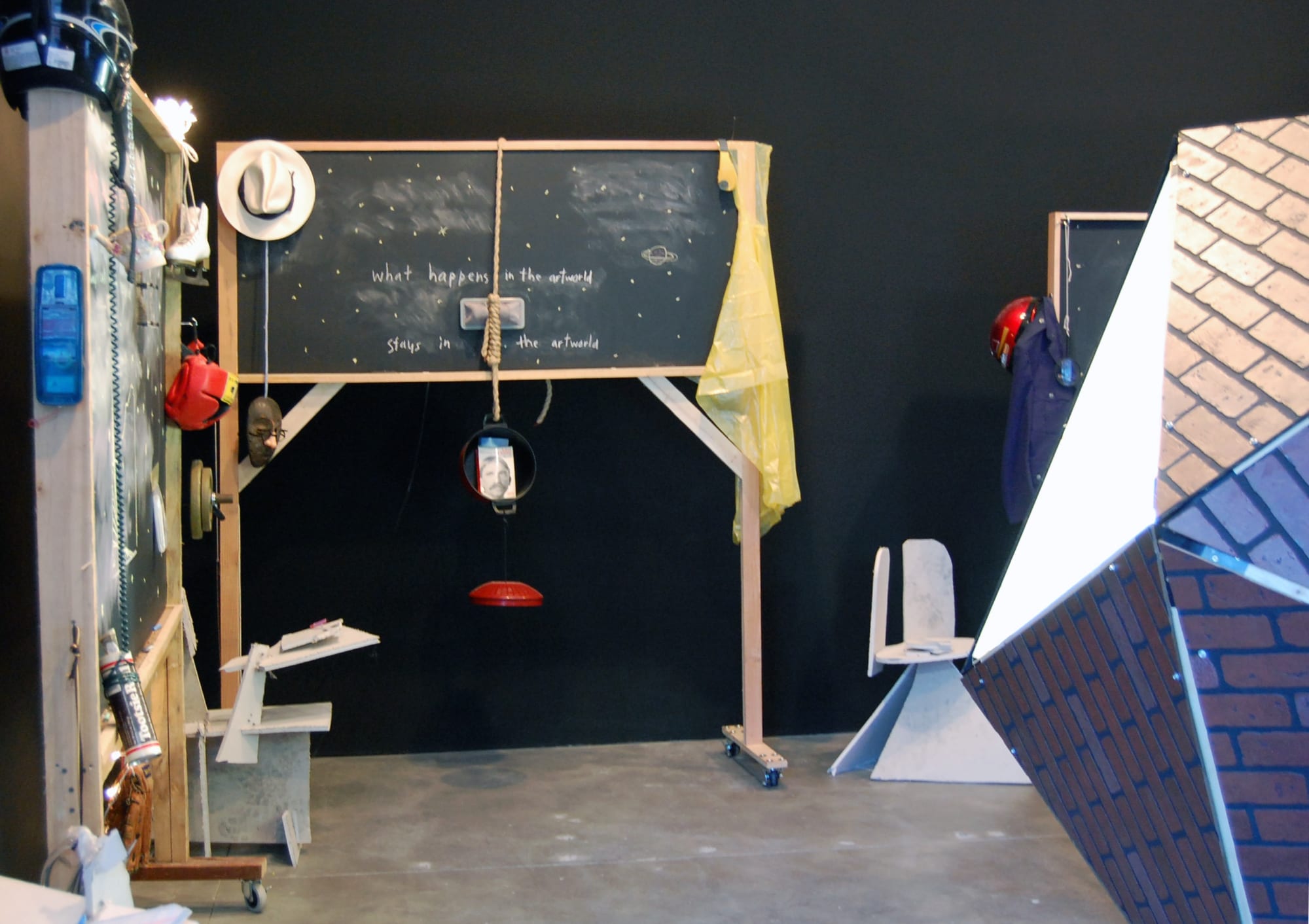 Installation view from the Bruce High Quality Foundation exhibition at Susan Inglett Gallery