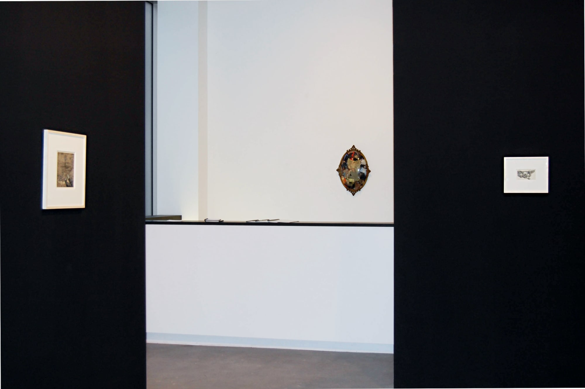 Installation view of Bruce Conner exhibition at Susan Inglett Gallery