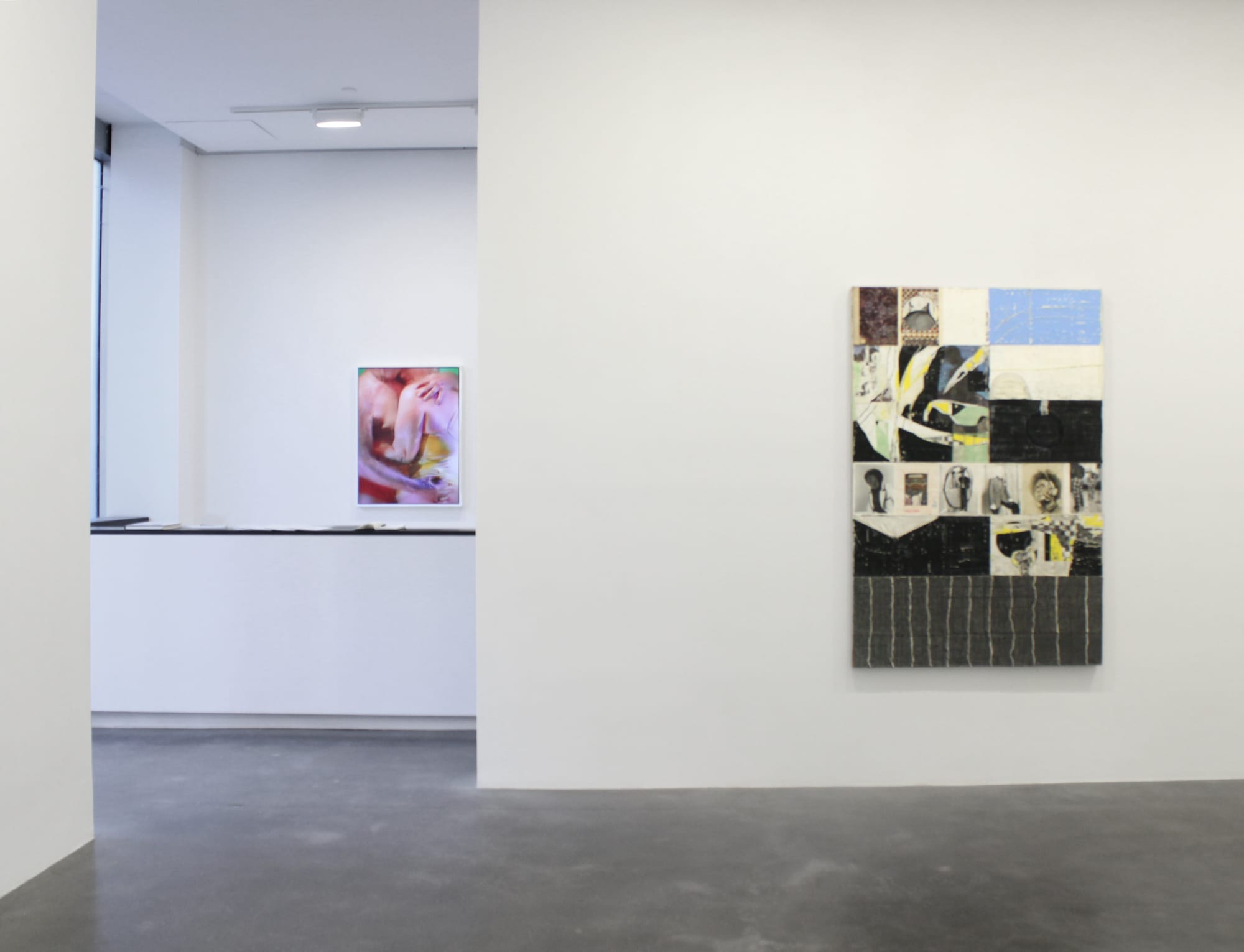 Installation view, " THE BOYS CLUB (Redacted)," Curated by Cortney Connolly, at Susan Inglett Gallery, NYC, 5 December 2024 - 25 January 2025.