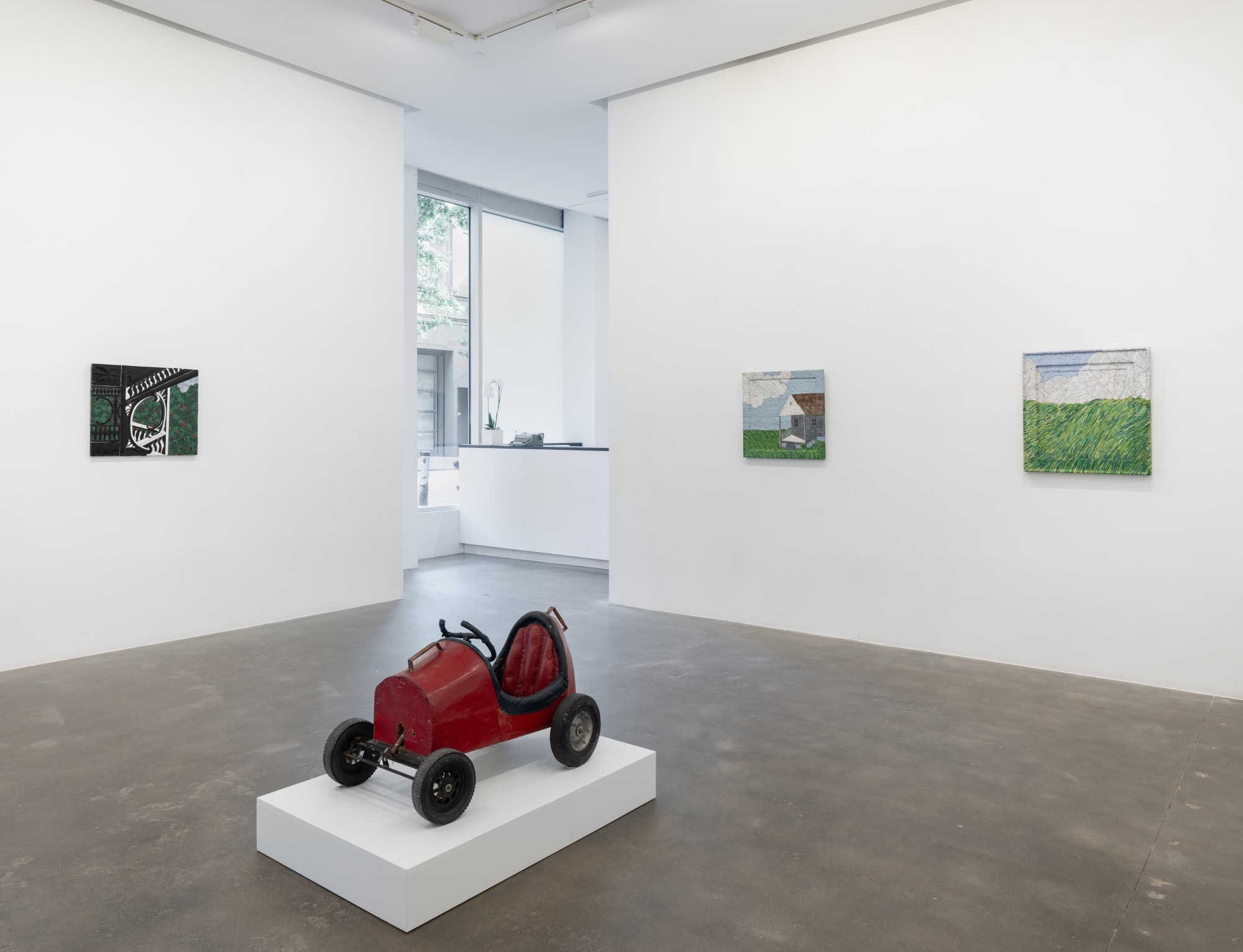 Installation view of Take It Easy, Kid at Susan Inglett Gallery, NYC
