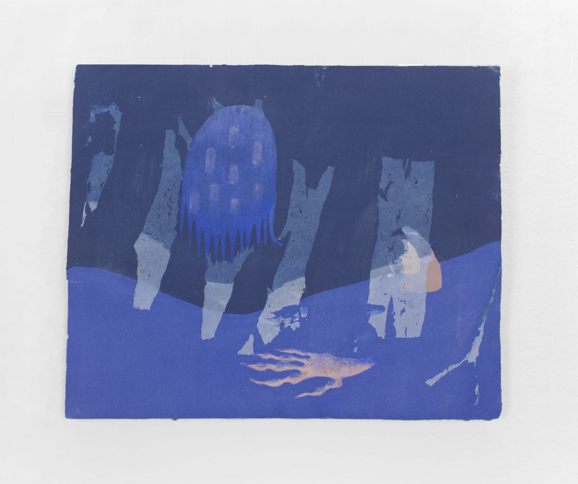 Andrea Clark CAVE ceramic porcelain drawing painting exhibition Marcia Wood Gallery