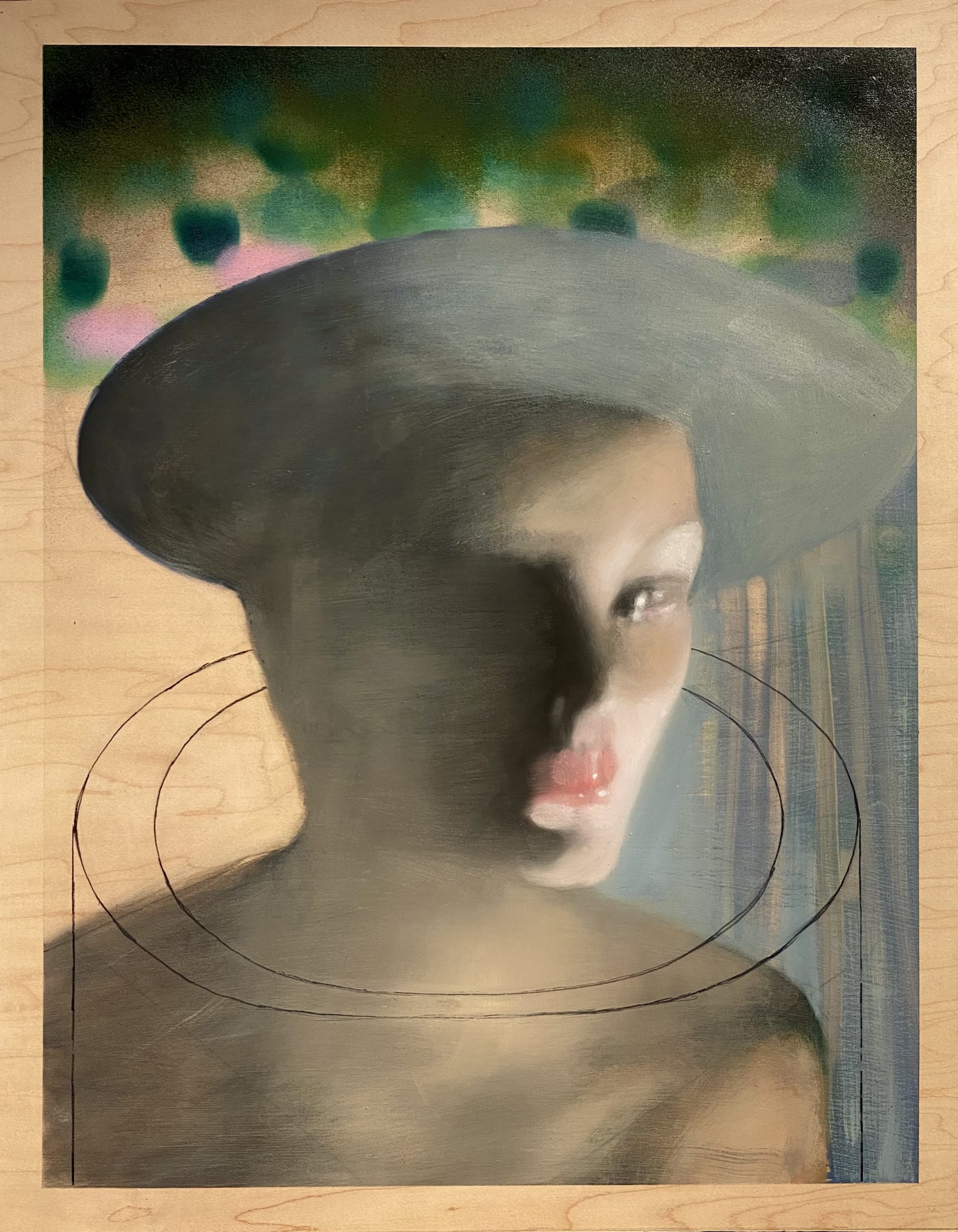 Timothy McDowell oil painting panel painting portraits Marcia Wood Gallery