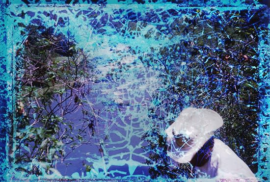 Lucinda Bunnen weathered chrome photography inkjet print cowboy hat