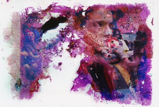 Lucinda Bunnen weathered chrome photography inkjet print faces