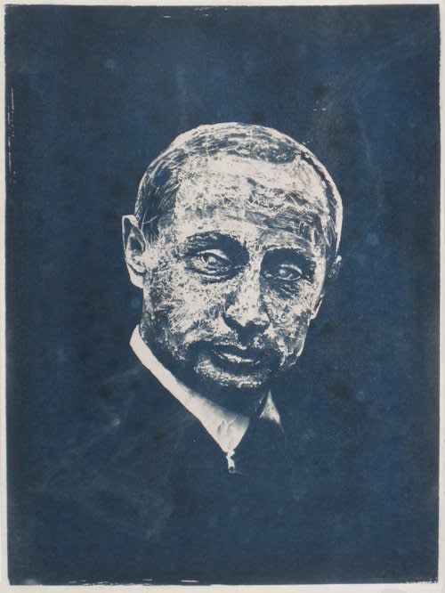 brian novatny political art cyanotype