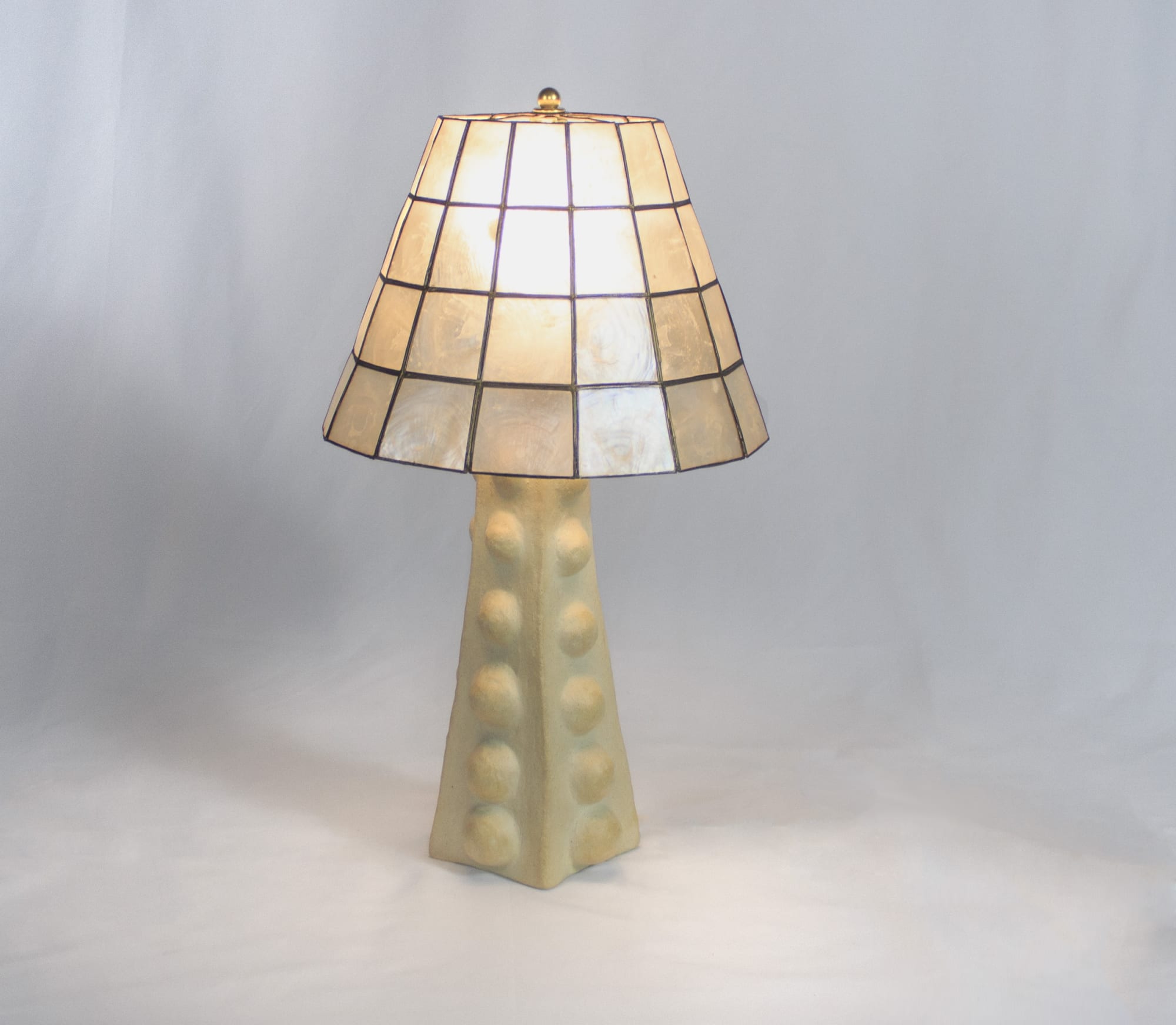 Andrea Clark CAVE ceramic design object lamp interior design stoneware