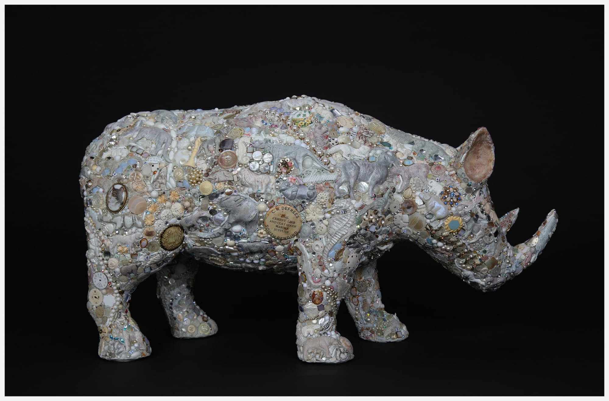 Mary Engel animal sculpture mixed media