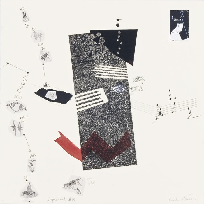 Ruth Laxson works on paper aquatint