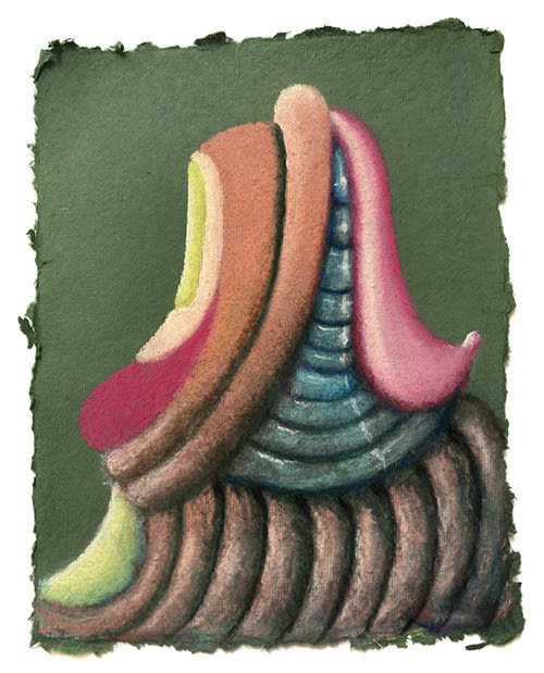 Mie Yim quarantine drawing pastel on paper