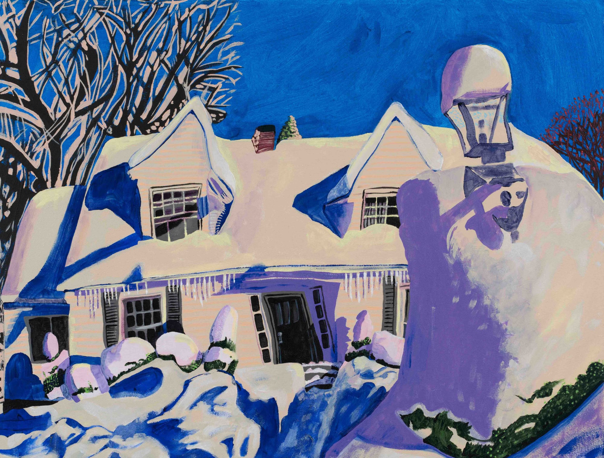 Untitled 173, 2020 Acrylic on canvas over panel 56 x 74 cm. / 22 x 29 in. (GG26)