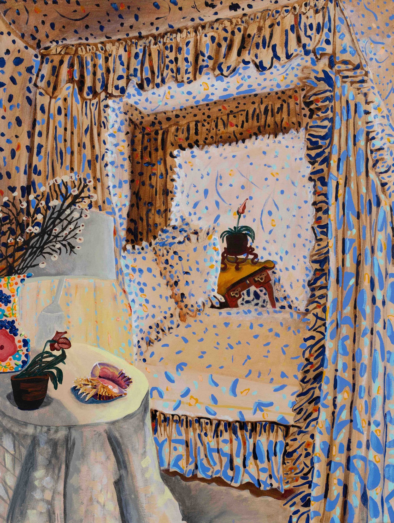 Untitled, 2020 Acrylic on canvas over panel 74 x 56 cm. / 29 x 22 in. (GG20)