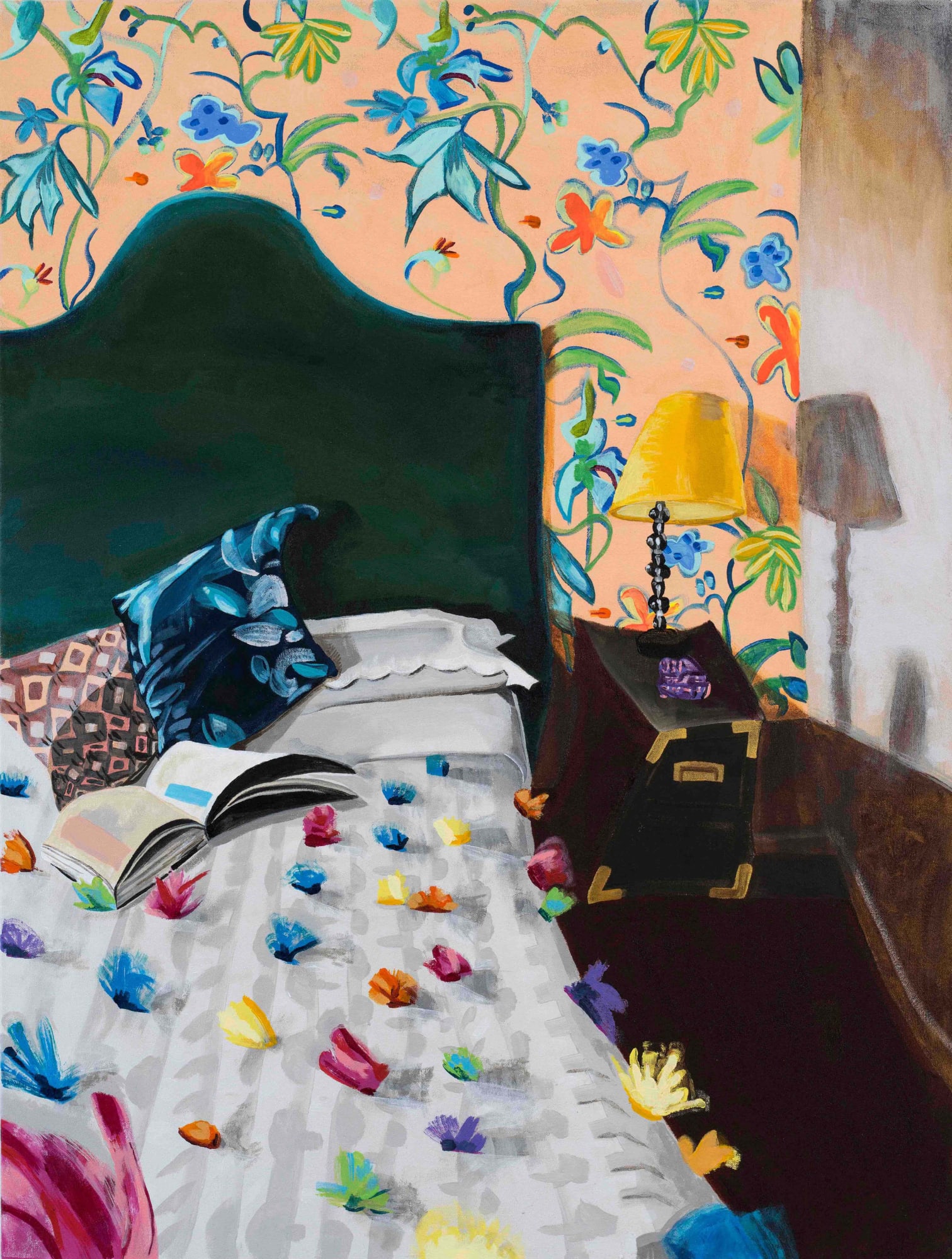 Untitled, 2020 Acrylic on canvas over panel 74 x 56 cm. / 29 x 22 in. (GG18)