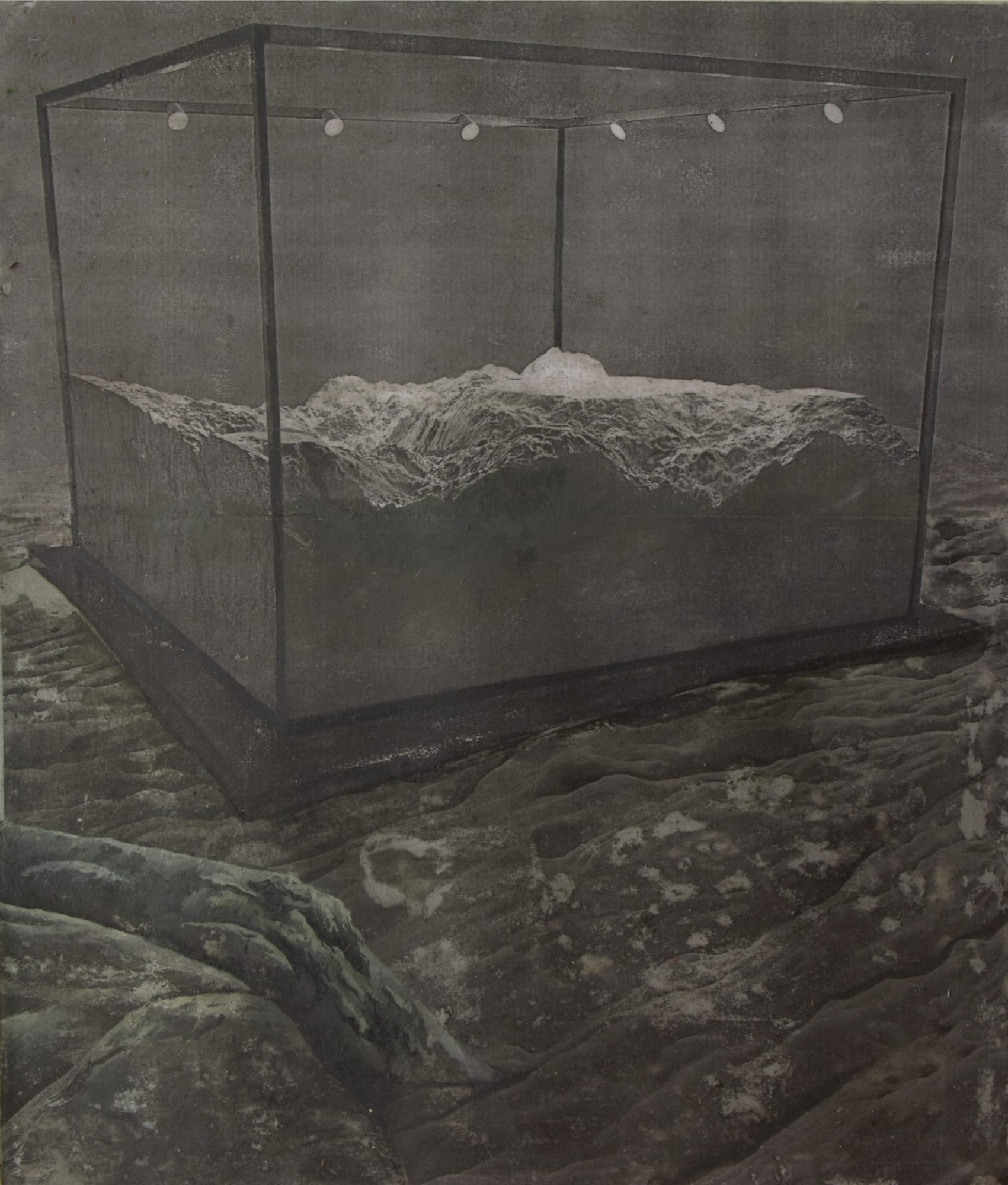 Untitled 1 , 2020 Water color and photo-transfer on paper 15.8 x 11.2 in. ₹ 8,000.00