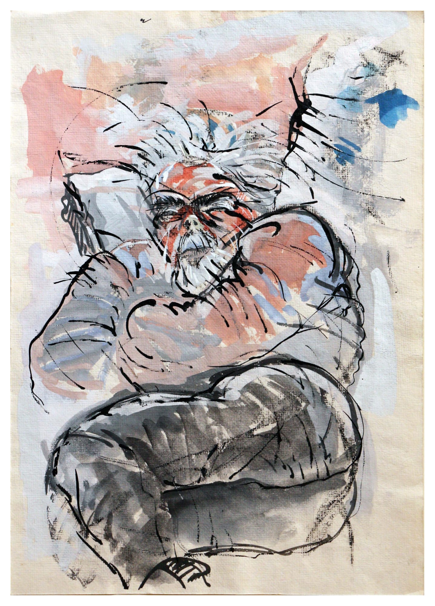 Untitled 16, 2019 Watercolor and ink on paper 16 x 12 in. ₹ 7,000.00