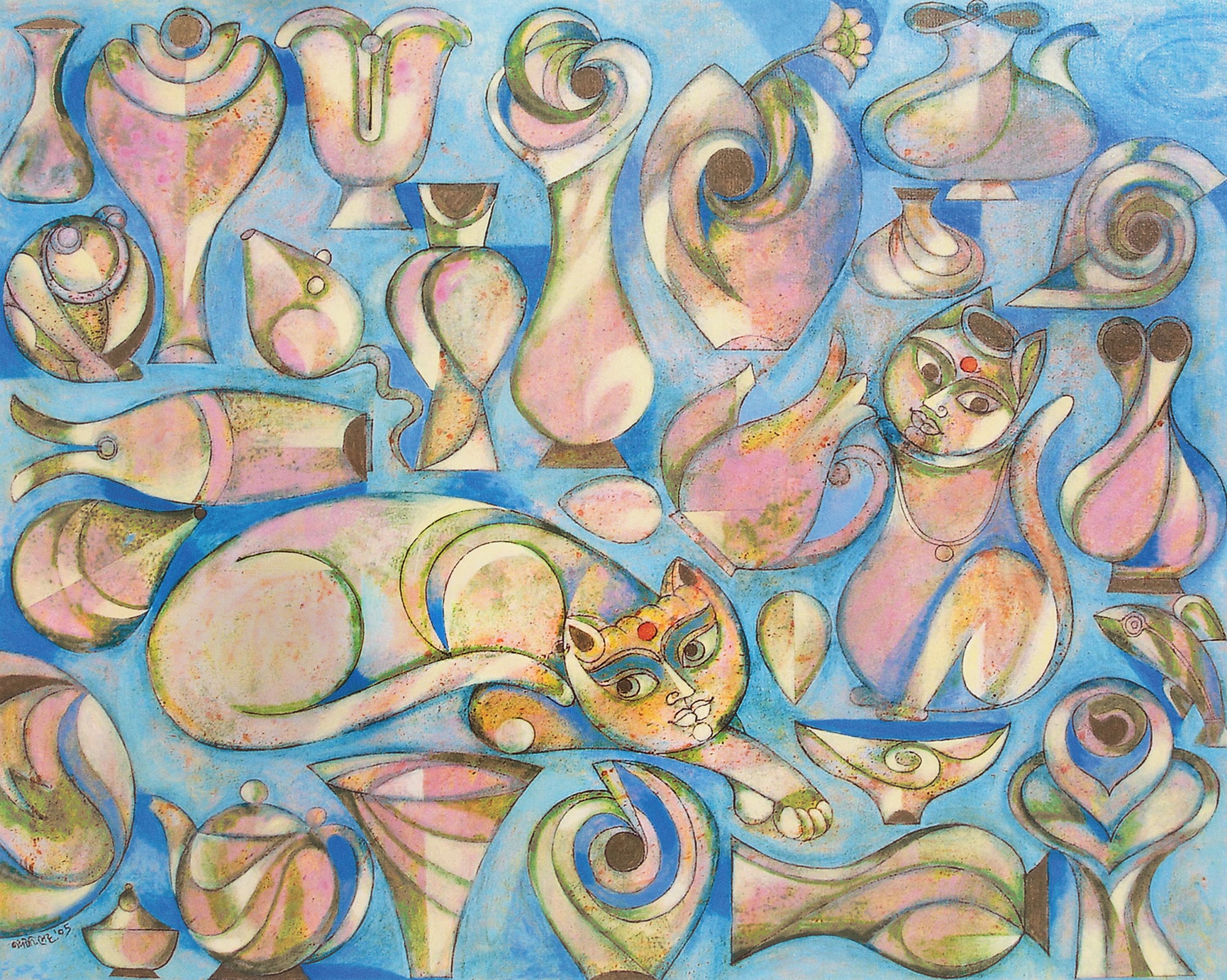 Still, 2005 Painting Reincarnation, 2019 Limited Edition Individual Print : 20&rdquo; x 26&rdquo; (28 editions) Also available in a portfolio of 5 Reincarnations : 11.5&rdquo; x 17&rdquo; (20 editions)