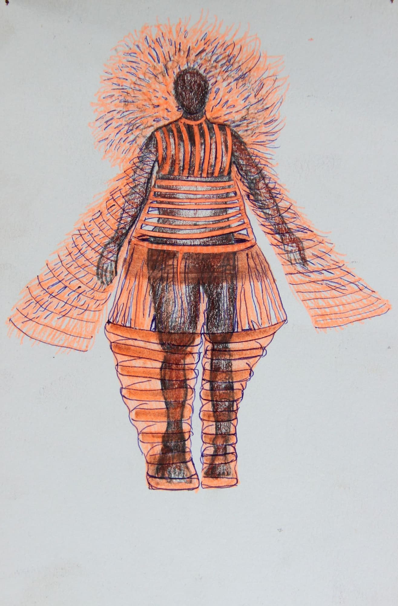 Untitled 5, 2018 Drawing and watercolor on paper 9 x 12 in. ₹ 4,000.00