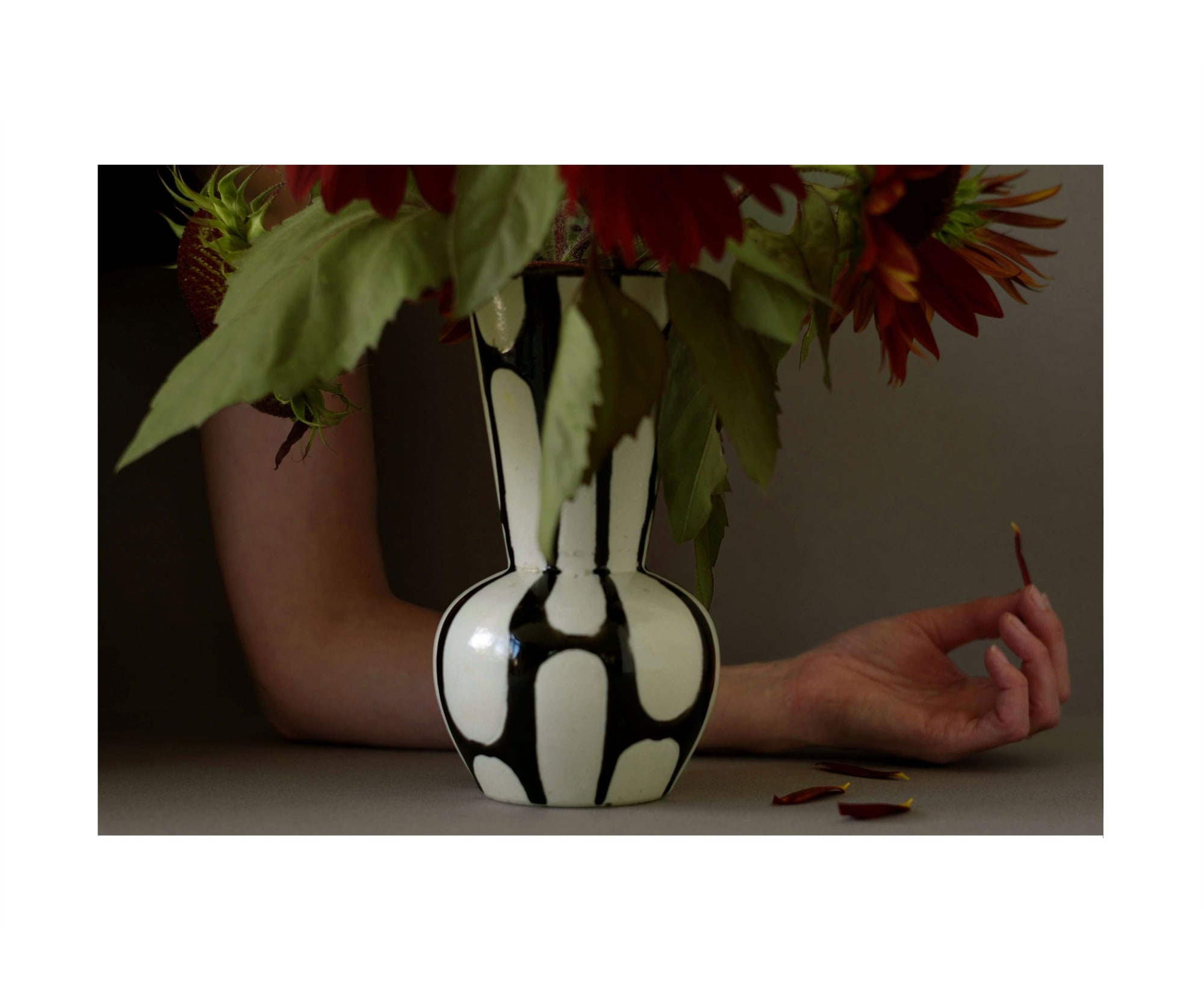 Georgie Hopton The Red Sunflowers, 2008 Archival inkjet print on fibre paper. Signed verso and numbered from the edition of 4, with 2 artists proofs. 19.6 x 29.6 cm (7 3/4 x 11 5/8 in)