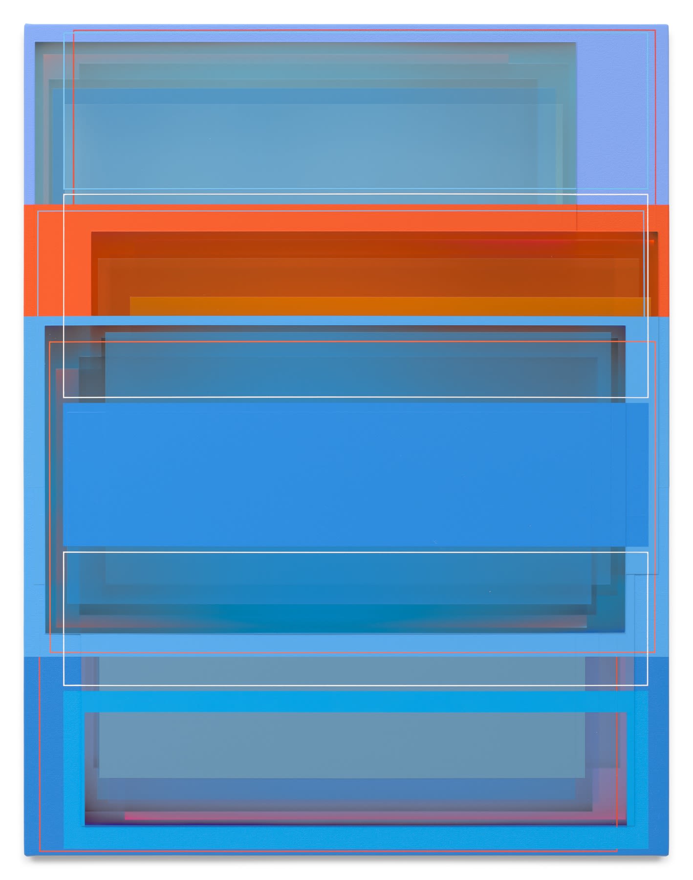 PATRICK WILSON About Time (Blue), 2024 Acrylic on canvas over panel 27 x 21 inches 68.6 x 53.3 cm