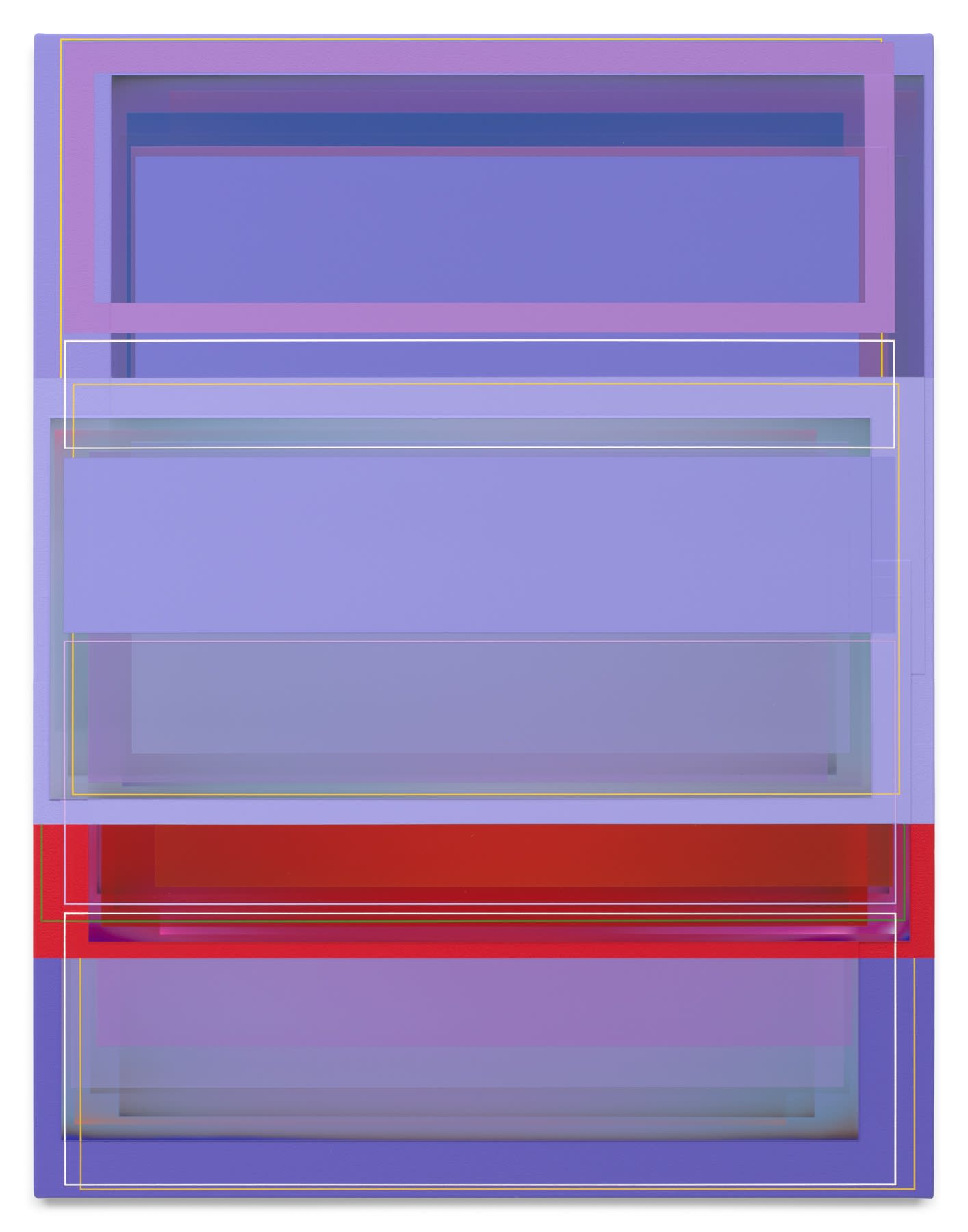 PATRICK WILSON About Time (Violet), 2024 Acrylic on canvas over panel 27 x 21 inches 68.6 x 53.3 cm