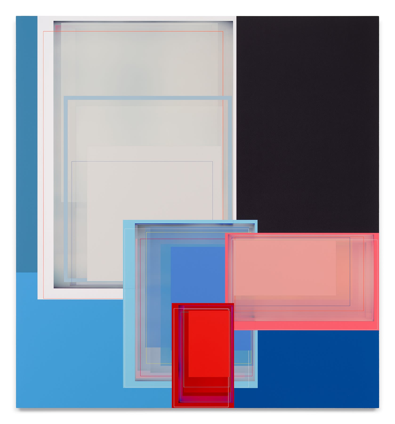 PATRICK WILSON Door Number Two, 2023 Acrylic on canvas over panel 72 x 67 inches 182.9 x 170.2 cm