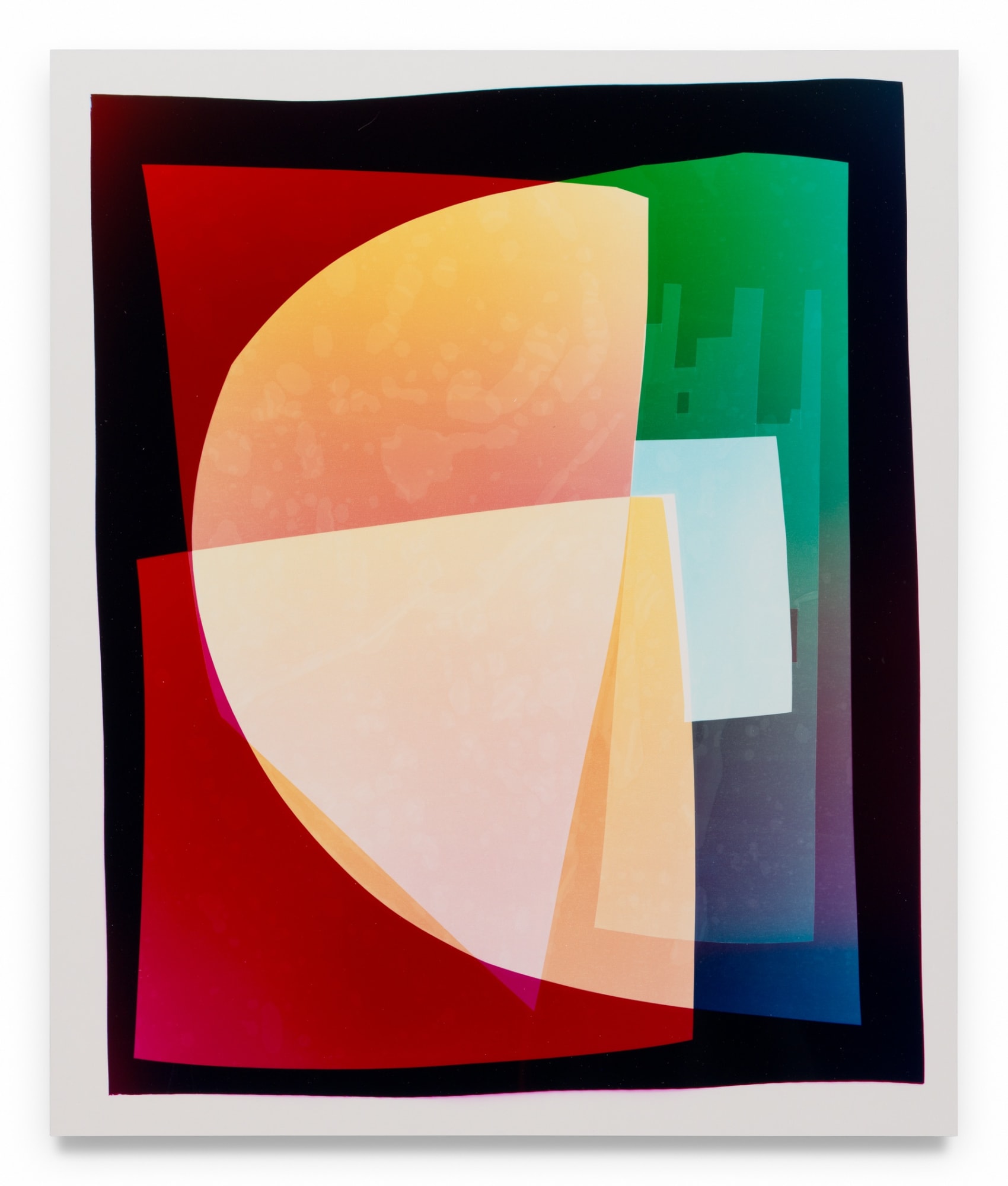 LIZ NIELSEN Folded City, 2024 Analog Chromogenic Photogram on Fujiflex 22 3/4 x 18 5/8 inches 57.8 x 47.3 cm (MMG#37280)