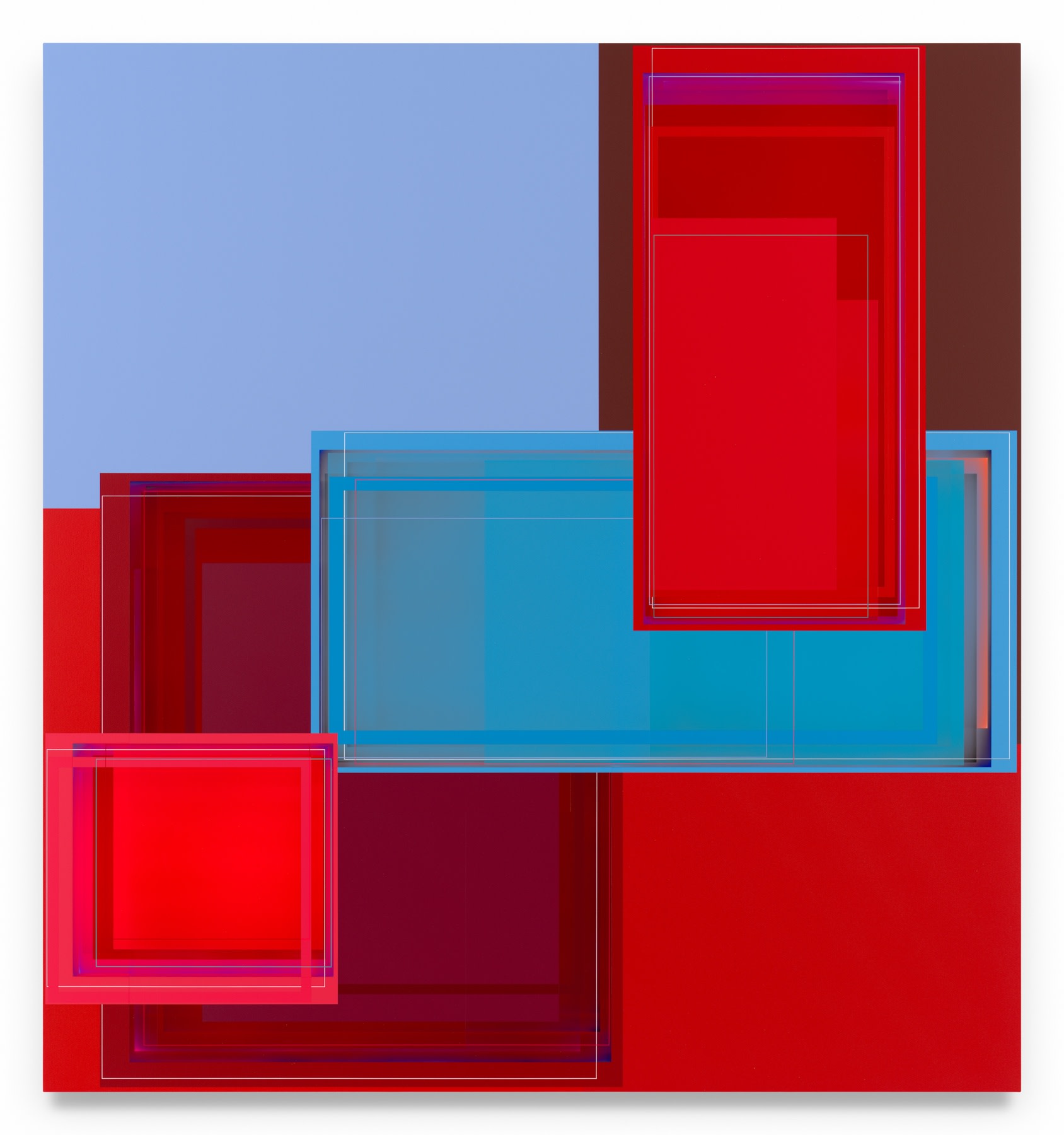 PATRICK WILSON Sling Blade, 2024 Acrylic on canvas over panel 72 x 67 inches 182.9 x 170.2 cm (MMG#36859)