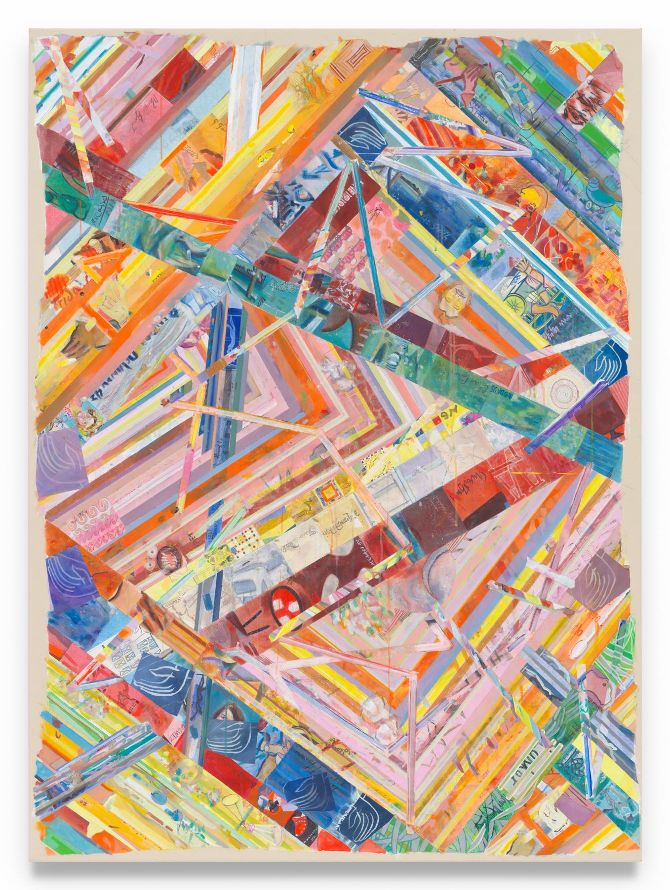 FRANKLIN EVANS signscape, 2024 Acrylic on canvas 69 1/2 x 51 inches 176.5 x 129.5 cm (MMG#37258)