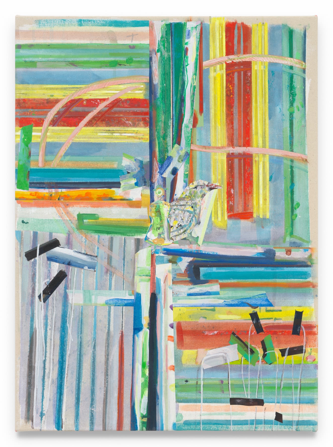 FRANKLIN EVANS tapescapemomaps1gny, 2024 Acrylic on canvas 26 x 19 inches 66 x 48.3 cm (MMG#37255)