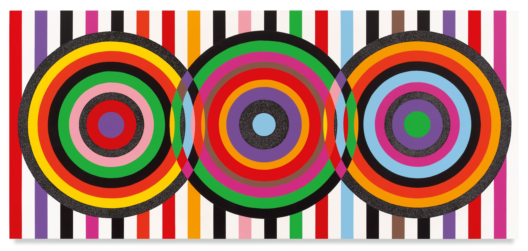 Rico Gatson, Untitled (Triple Consciousness), 2022