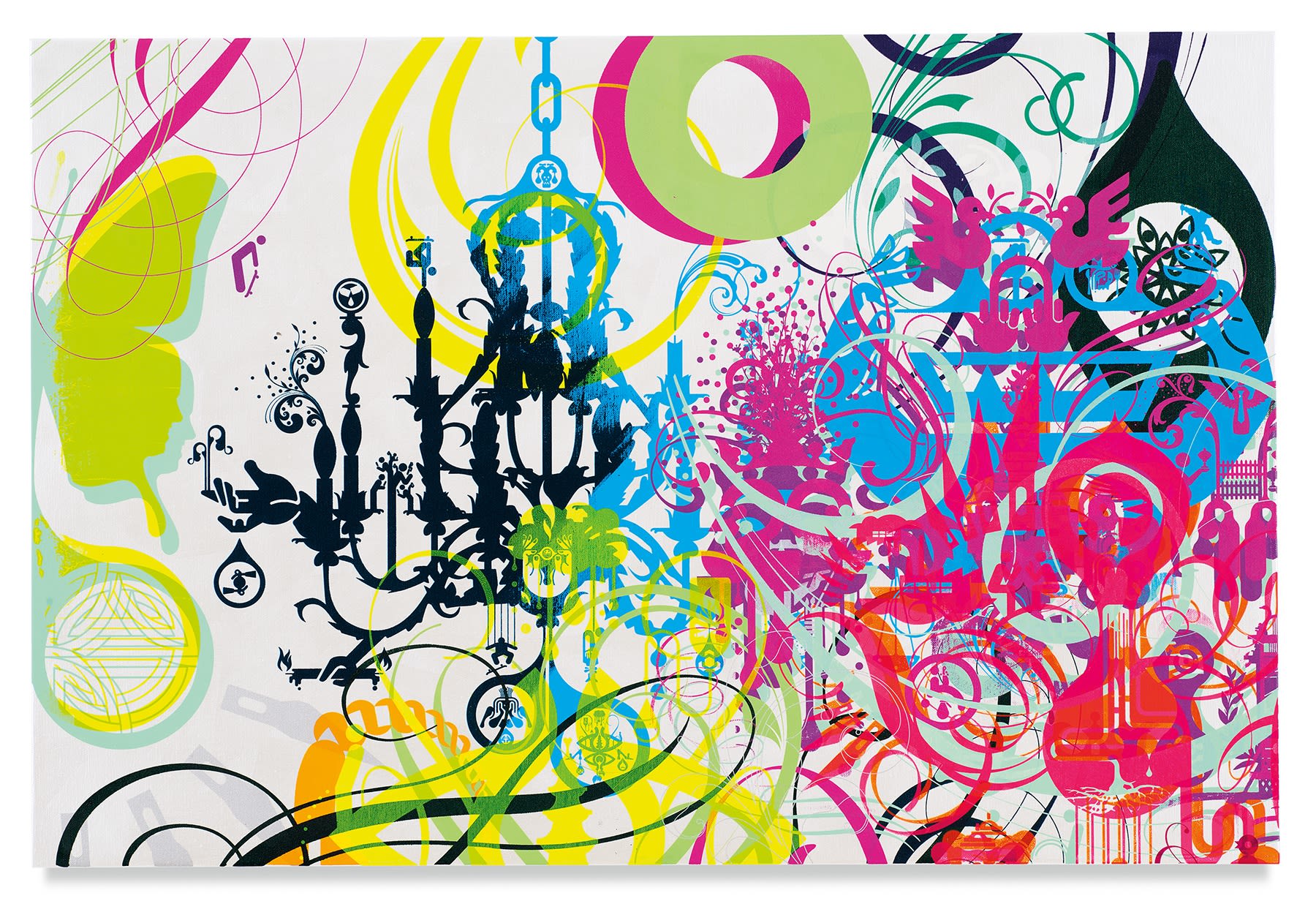 Ryan McGinness, Mindscape 47, 2019