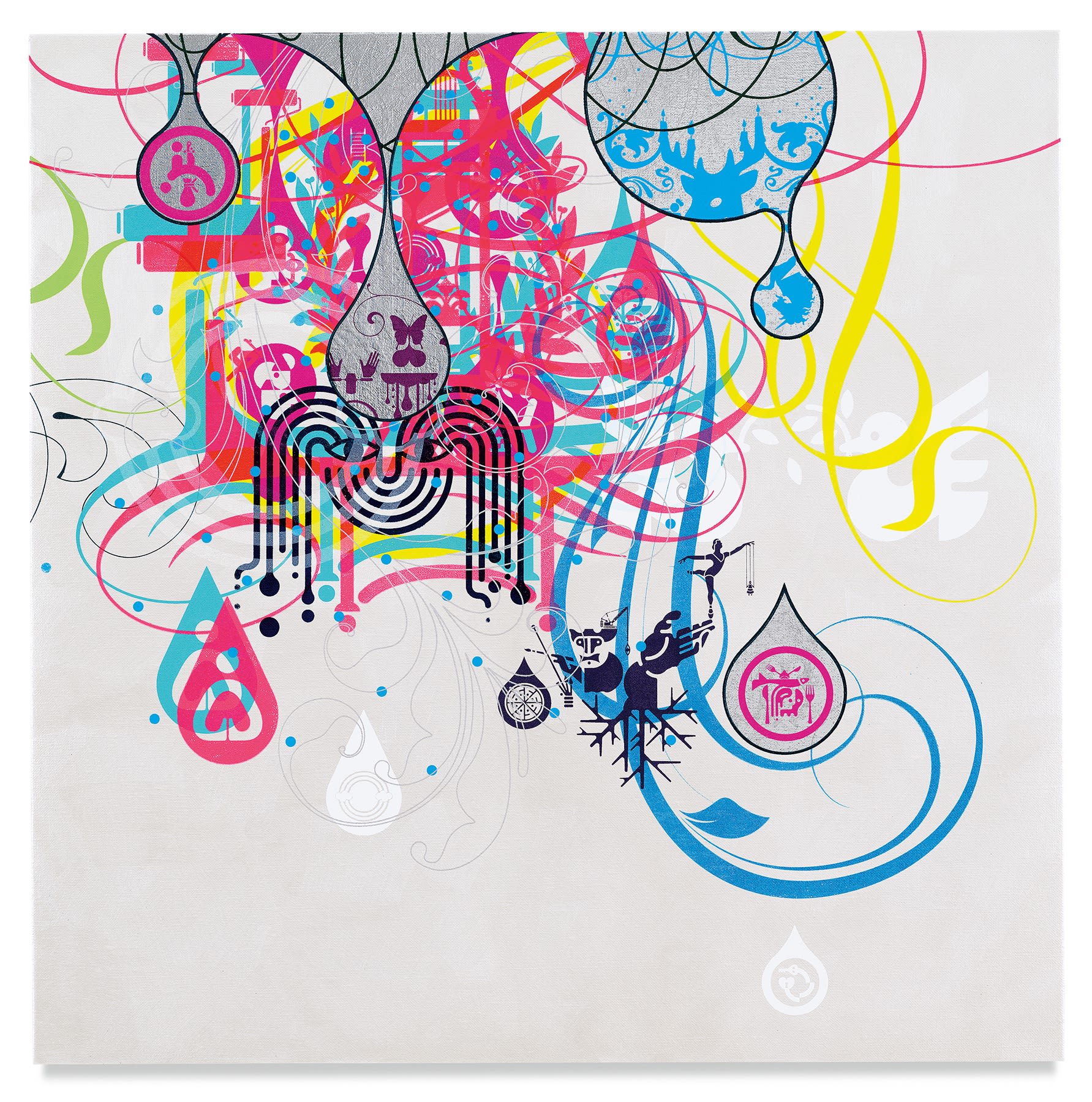 Ryan McGinness, Mindscape 56, 2019