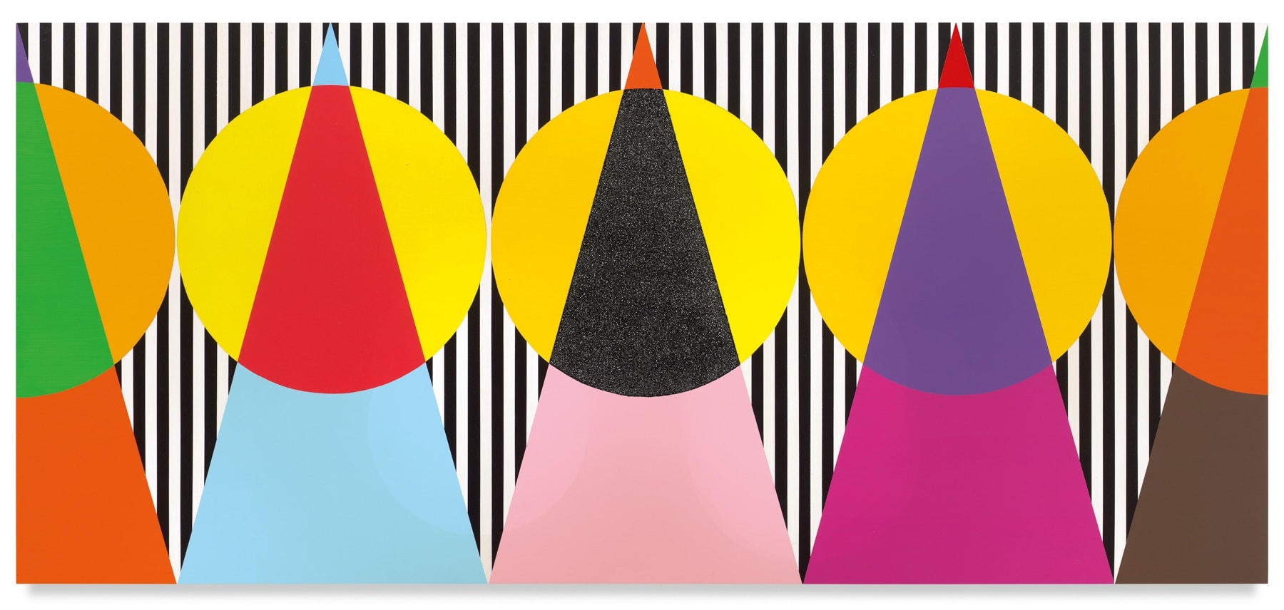 Rico Gatson, Untitled (Luminous Bodies I), 2022