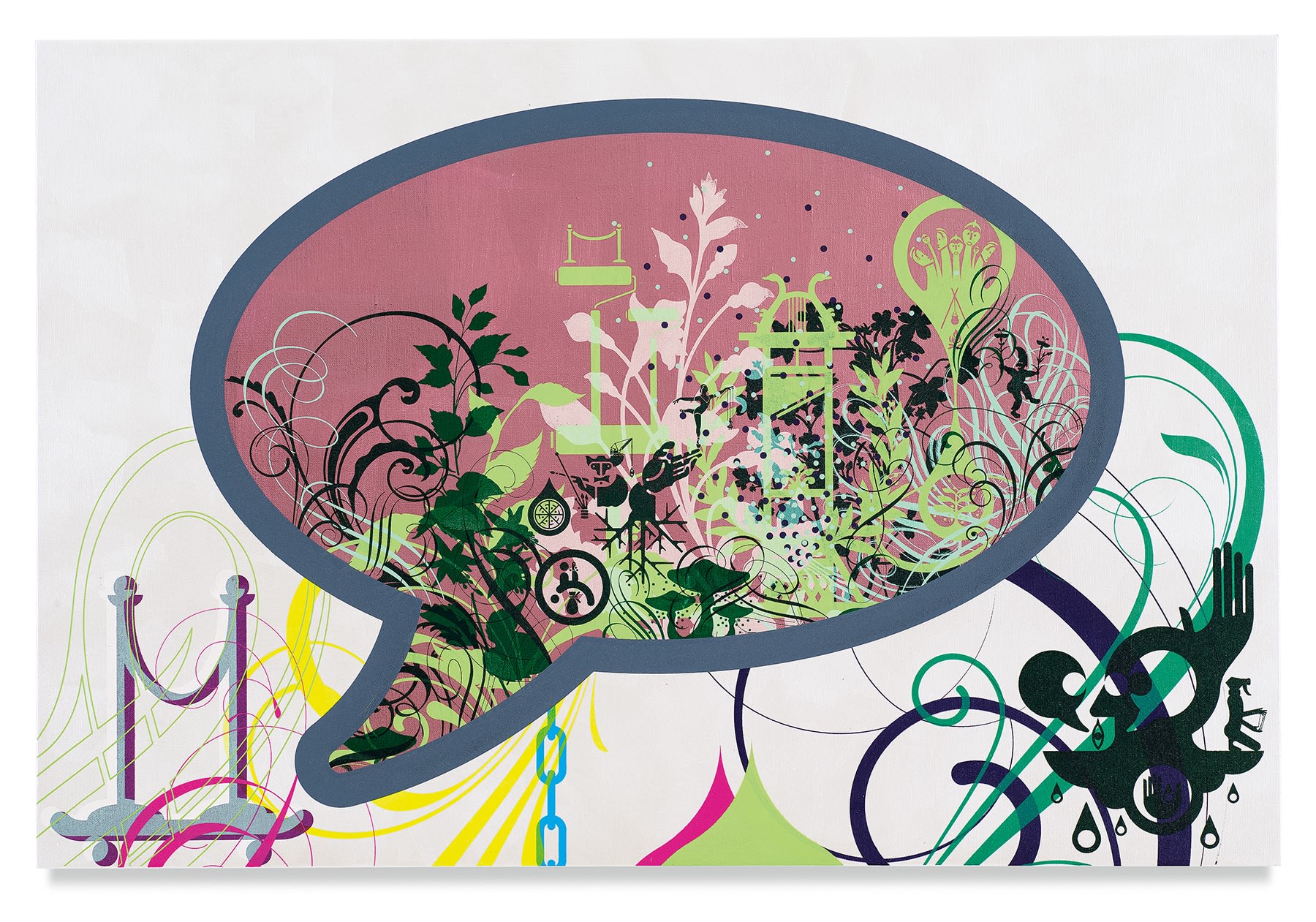Ryan McGinness, Mindscape 46, 2019