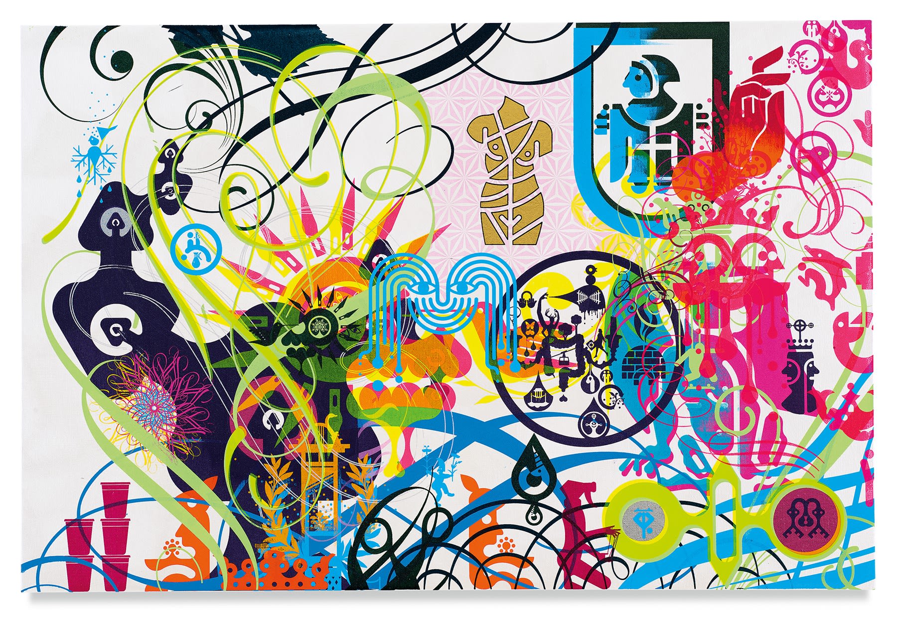 Ryan McGinness, Mindscape 34, 2019