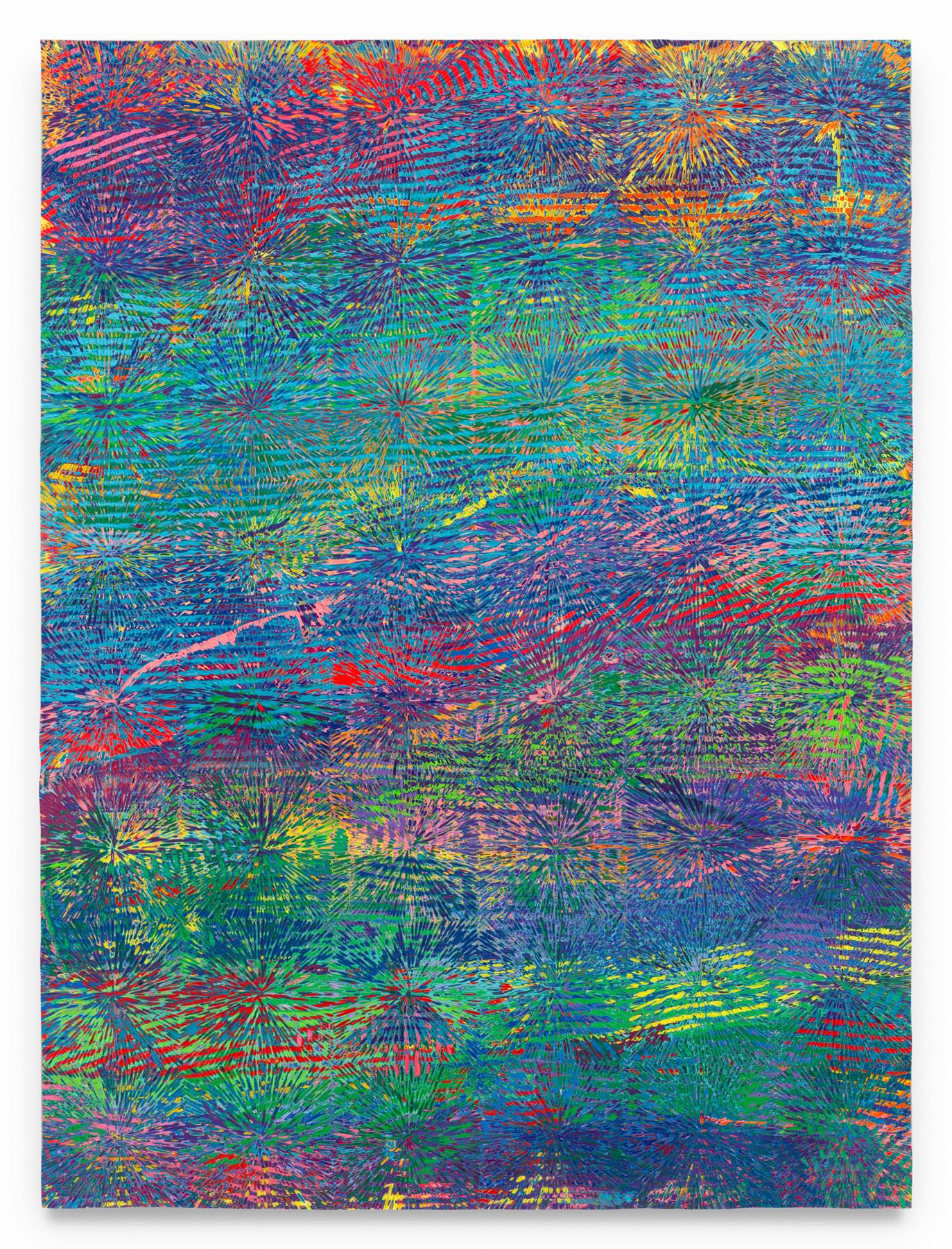 DAVID ALLAN PETERS Untitled #14, 2023 Acrylic on panel 48 x 36 inches 121.9 x 91.4 cm (MMG#36743)