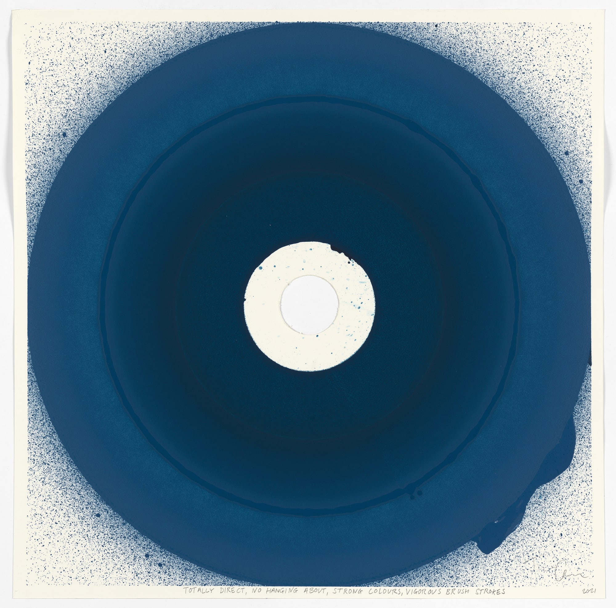 TOTALLY DIRECT, NO HANGING ABOUT, STRONG COLOURS, VIGOROUS BRUSH STROKES, 2021