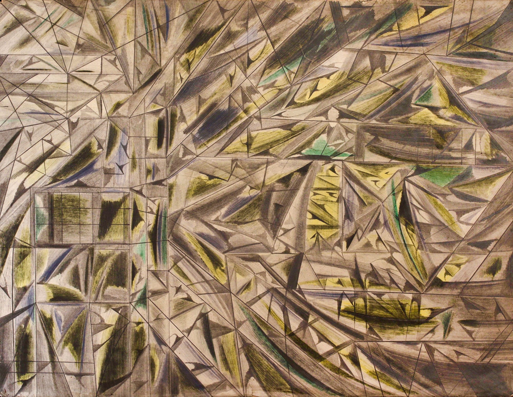 Untitled , ca. 1930-55 Colored pencil and graphite on paper 19 5/8 x 25 1/2 in. (49.8 x 64.8 cm.) (DG 35)