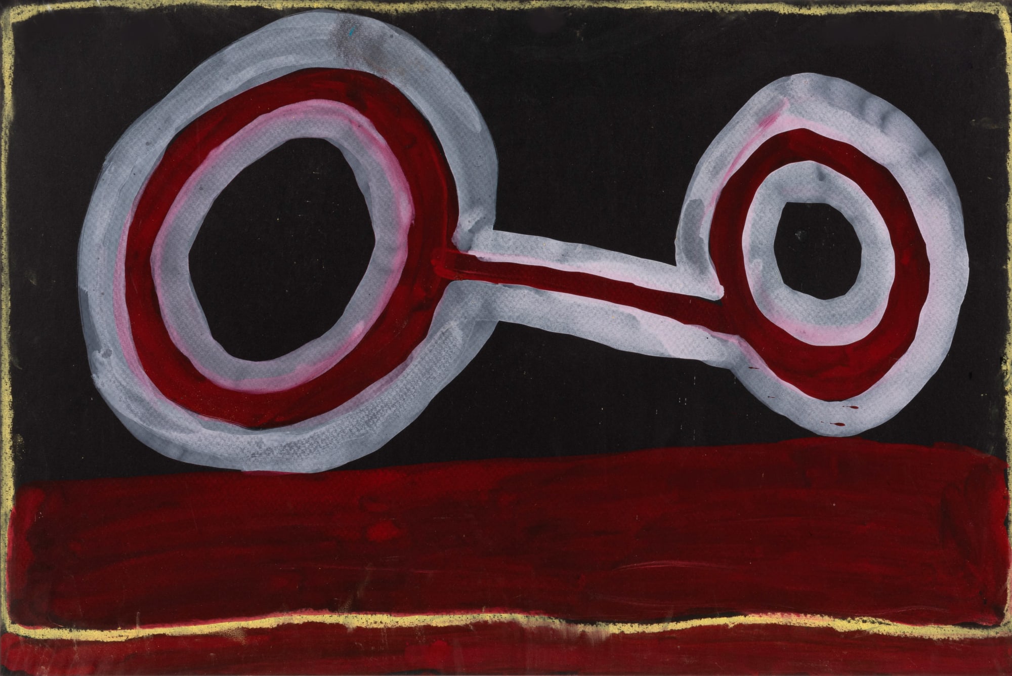 Paddy Bedford ca. 1922 - 2007 Untitled, 2003 Gouache on acid-free crescent board 20 1/8 x 29 7/8 in. (51 x 76 cm.) (PB 15)