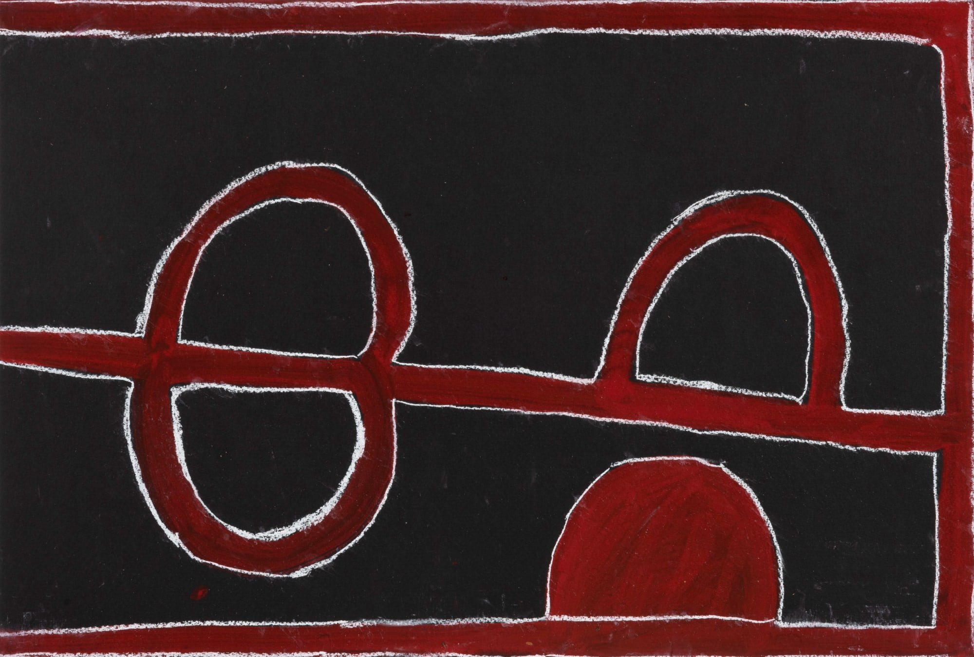 Paddy Bedford ca. 1922 - 2007 Untitled, 2003 Gouache on acid-free crescent board 20 1/8 x 29 7/8 in. (51 x 76 cm.) (PB 23)