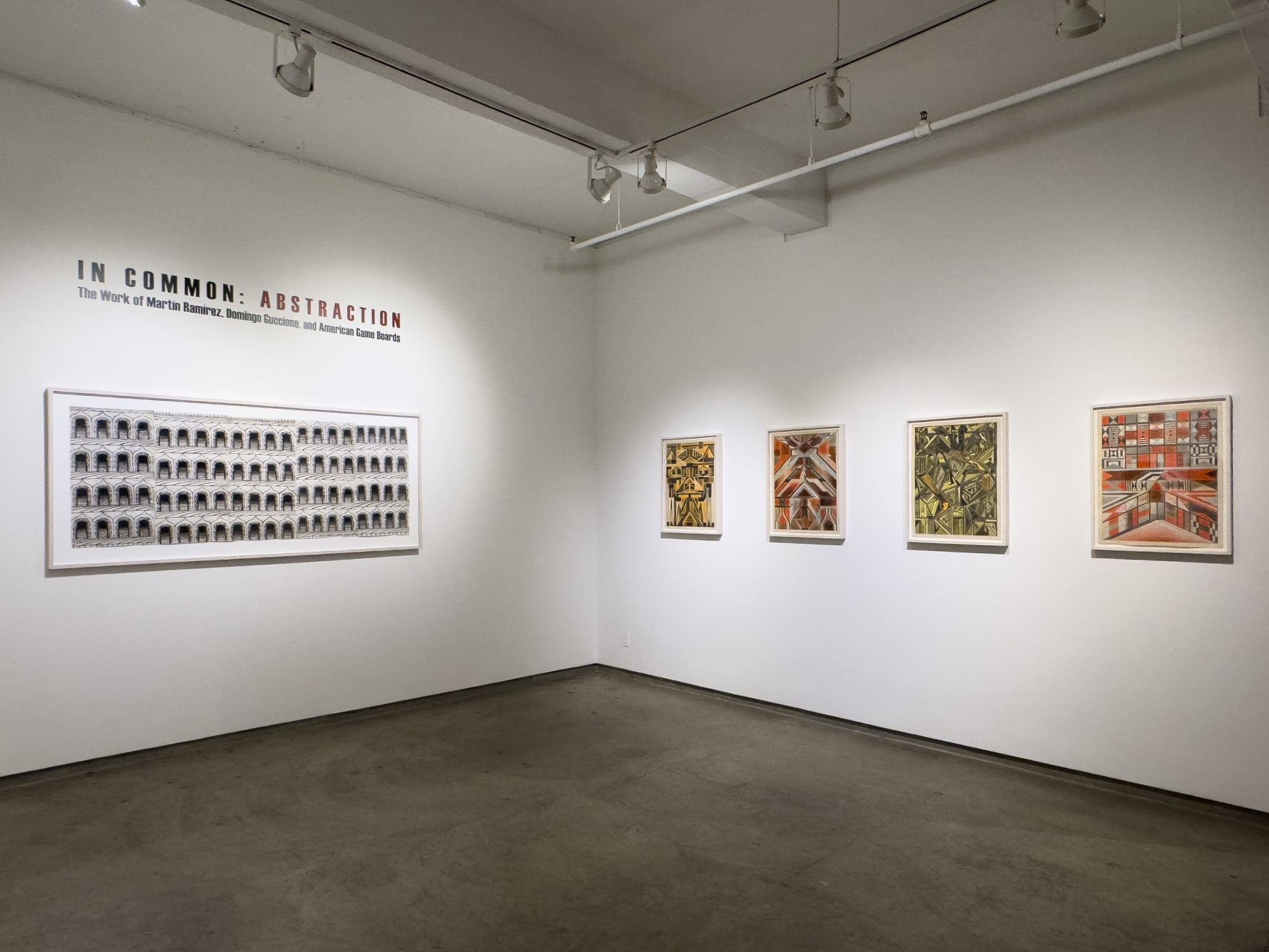 In Common: Abstraction. The Work of Martín Ramírez, Domingo Guccione, and American Game Boards