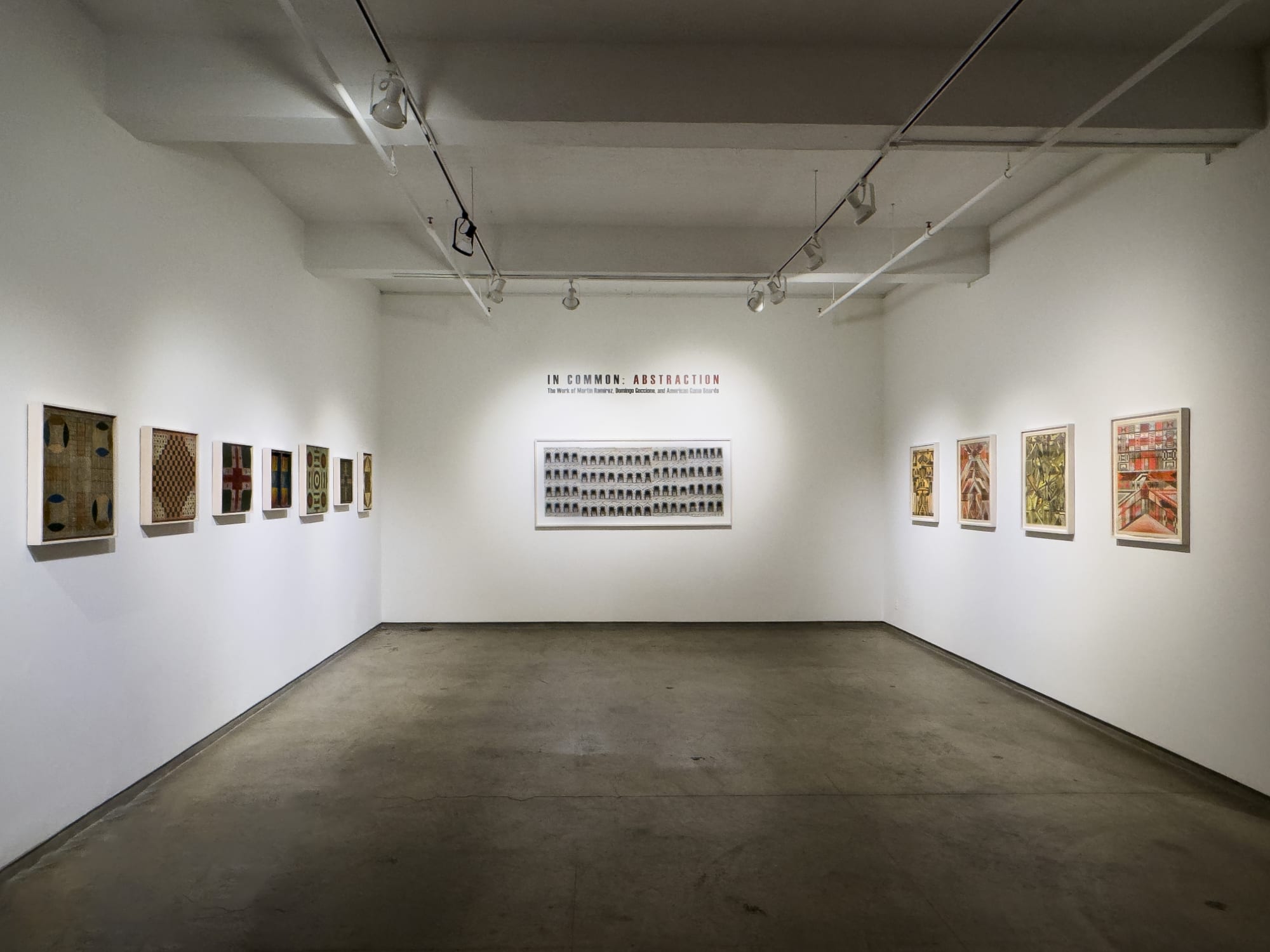 In Common: Abstraction. The Work of Martín Ramírez, Domingo Guccione, and American Game Boards