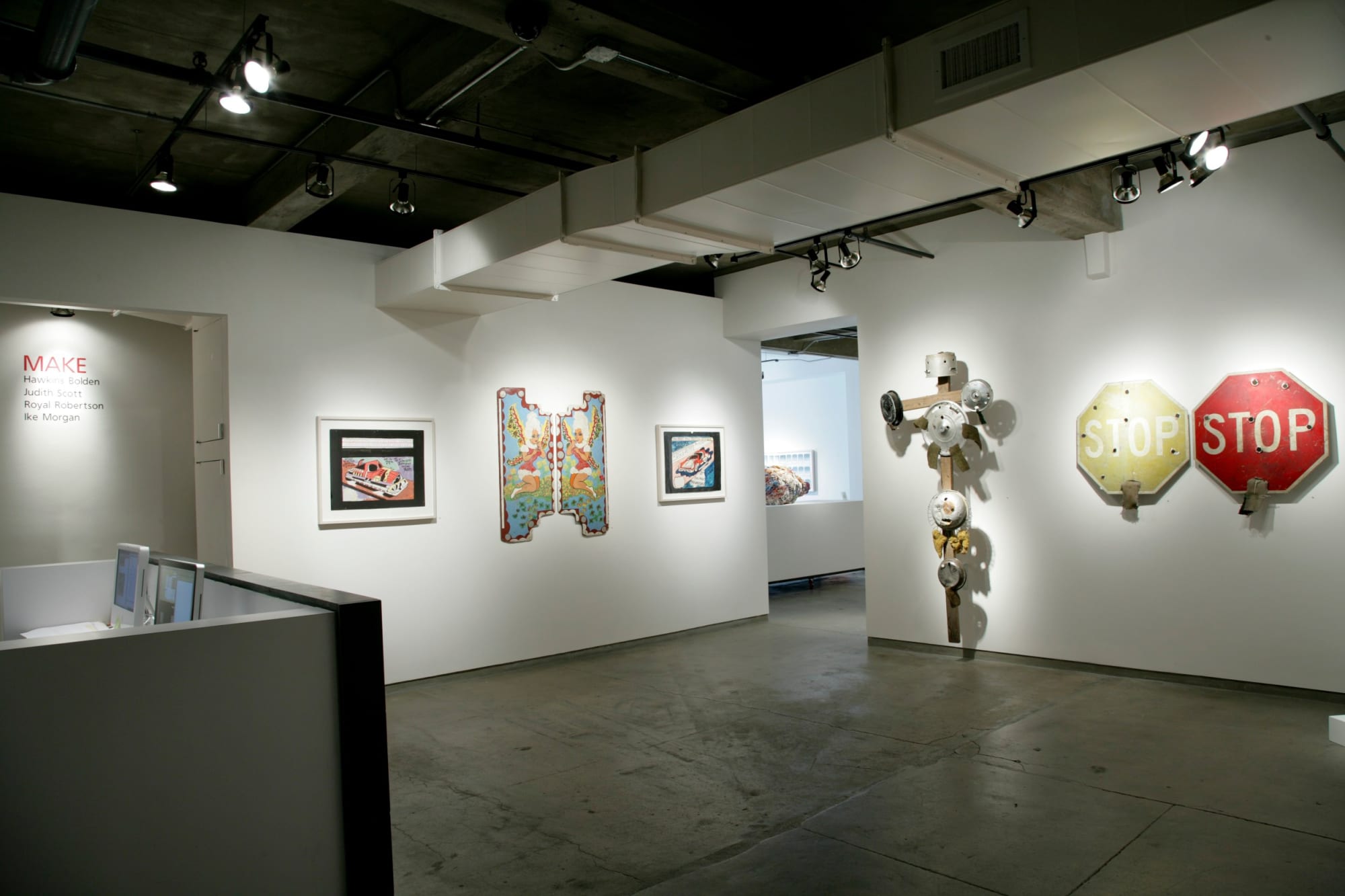 Installation of MAKE exhibition