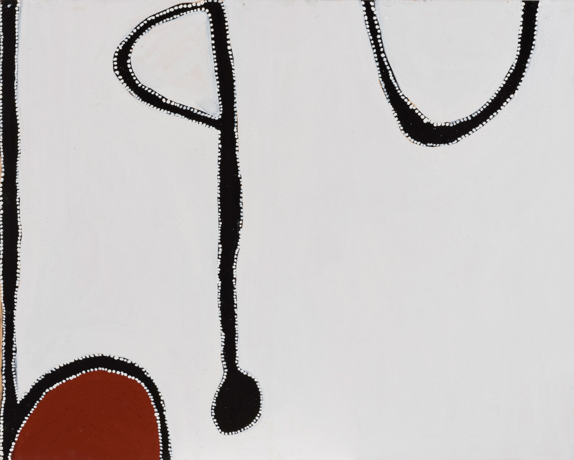 Untitled, 2004 Natural earth pigments and synthetic binders on composition board 31 1/2 x 39 3/8 in. (80 x 100 cm.) (PB 33)