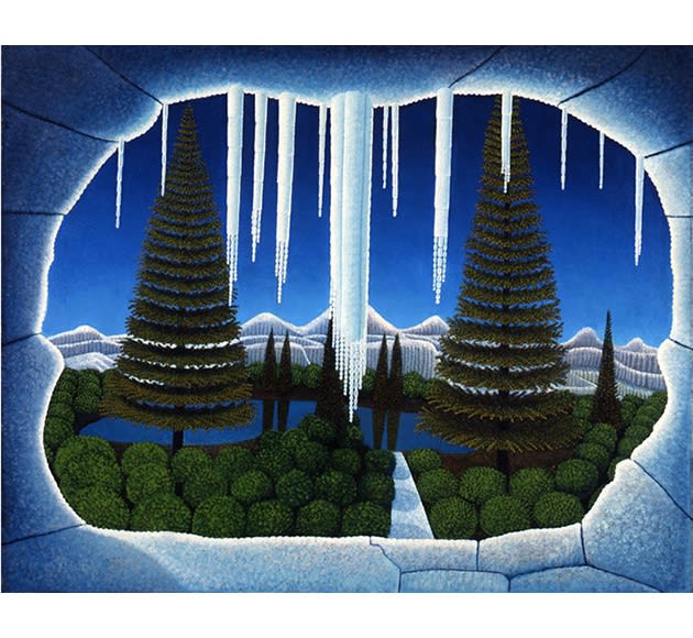 Drossos Skyllas Wisconsin Cave, 1950 Oil on canvas 24 x 30 in. (61 x 76.2 cm.)